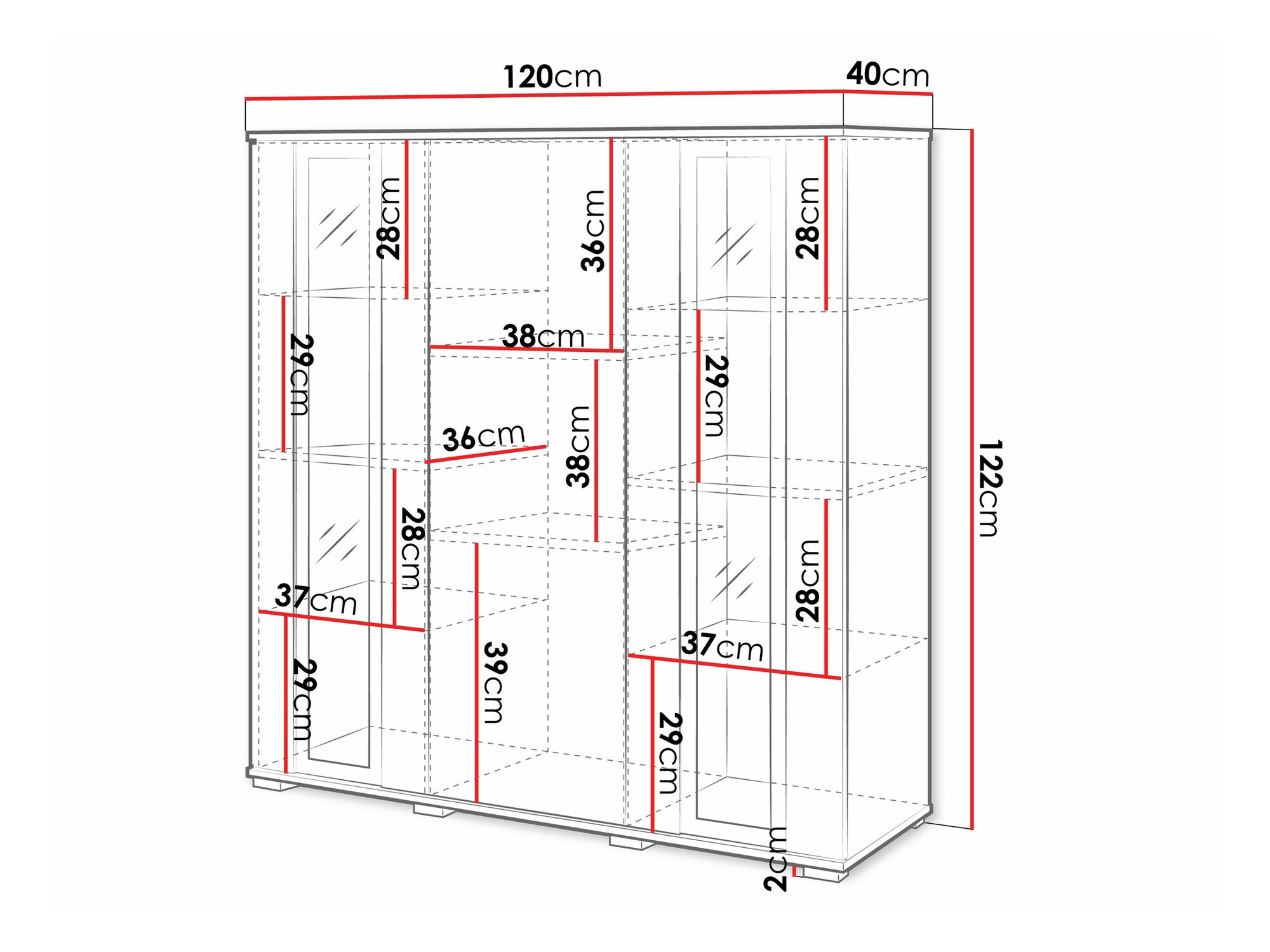 Skapis Torcame 100 (Votan ozols)