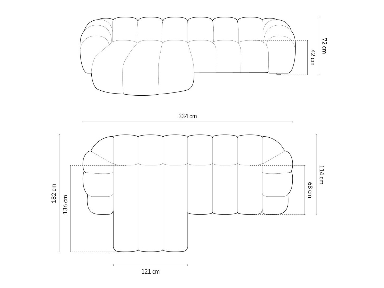 Угловой диван Cirnolu 103 (Sonic 23)