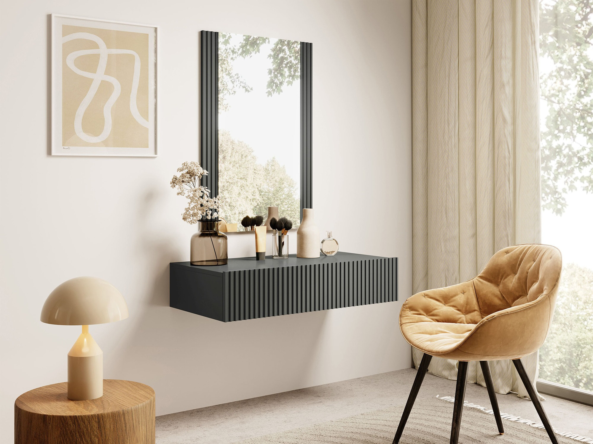 Grima galds Remeta 108 (Antracīts)