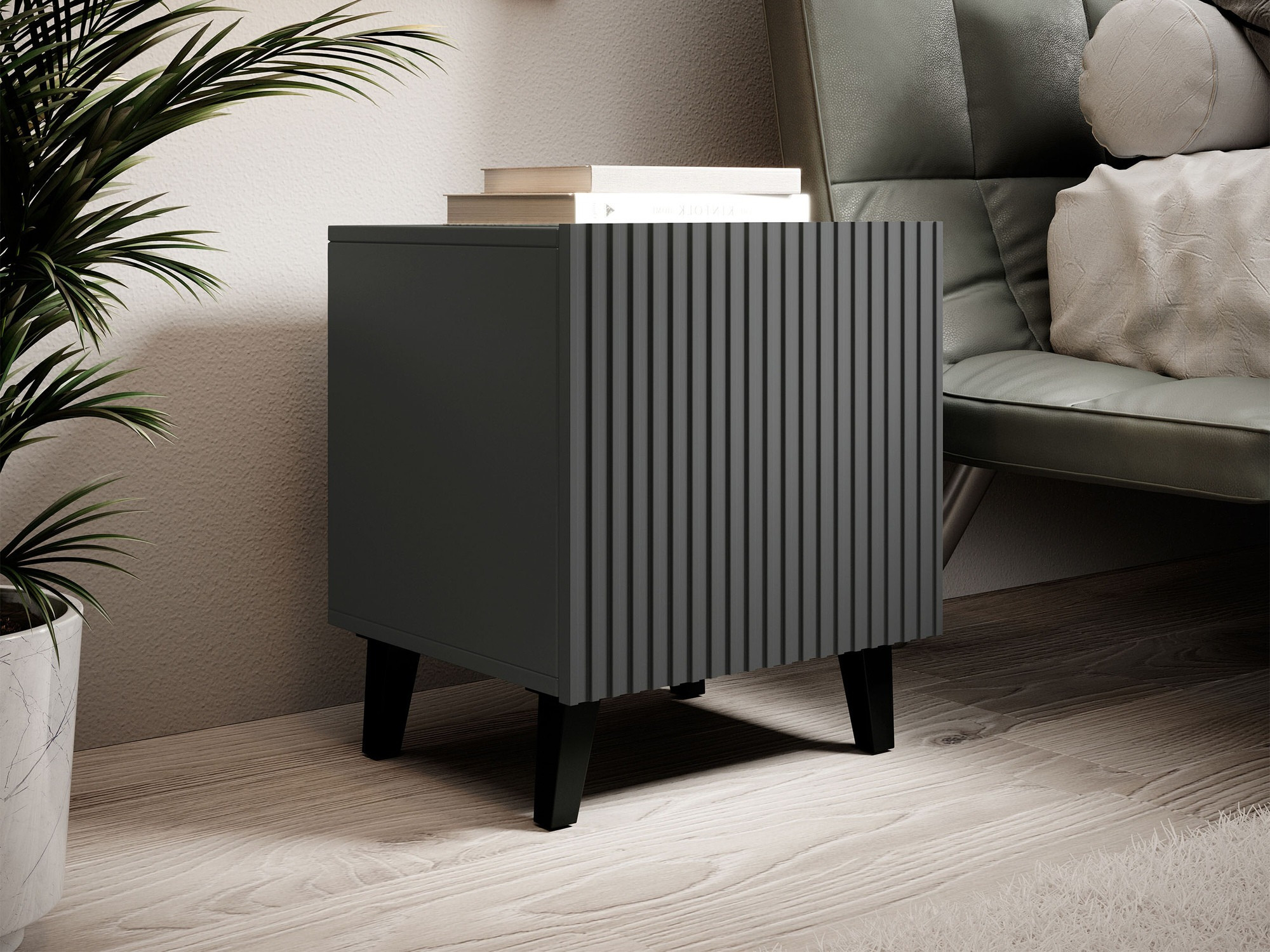 Комплект прикроватных тумбочек Remeta 104 (Антрацит)