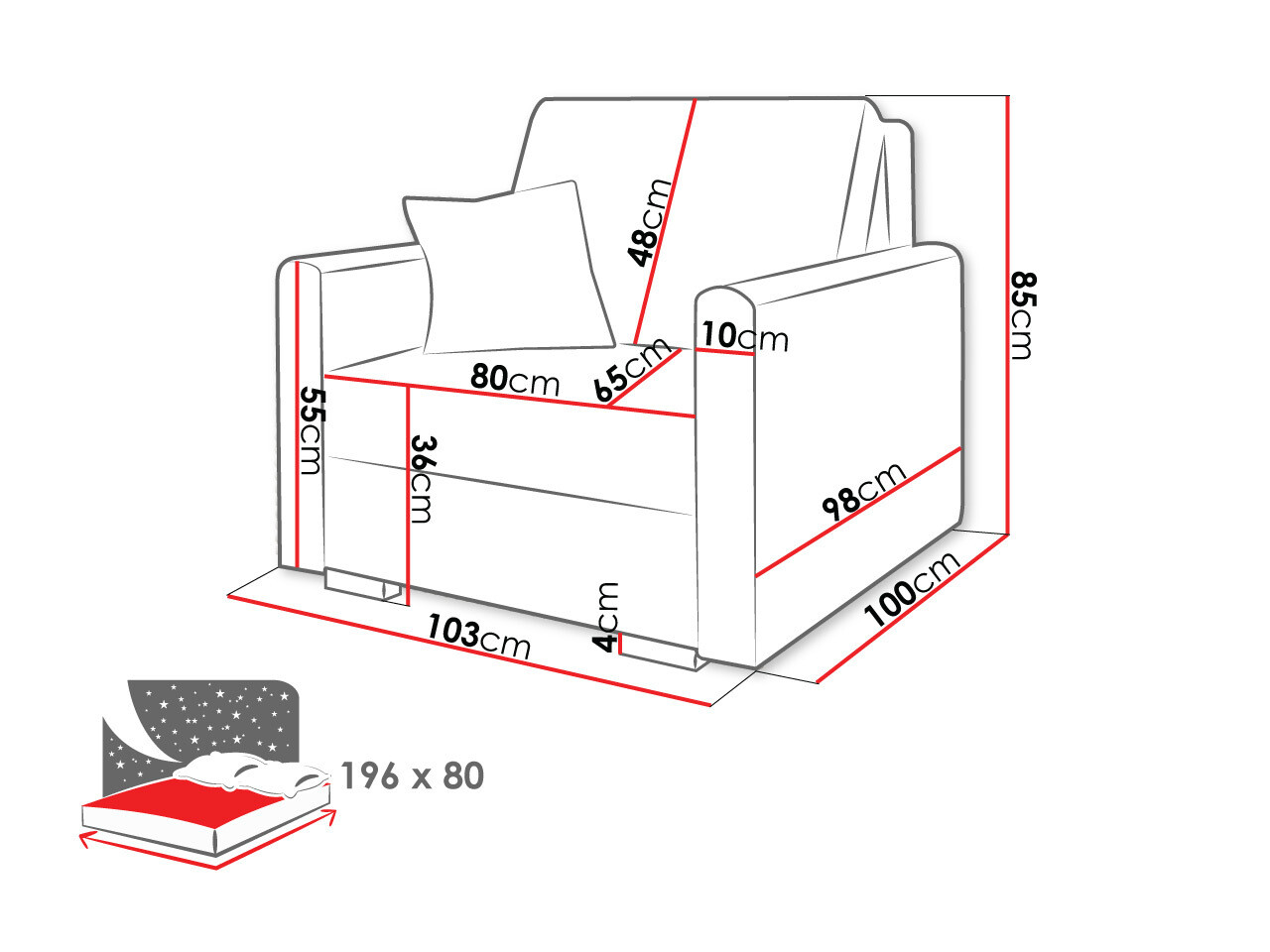 Кресло Columbus 207 (Tilia 86)