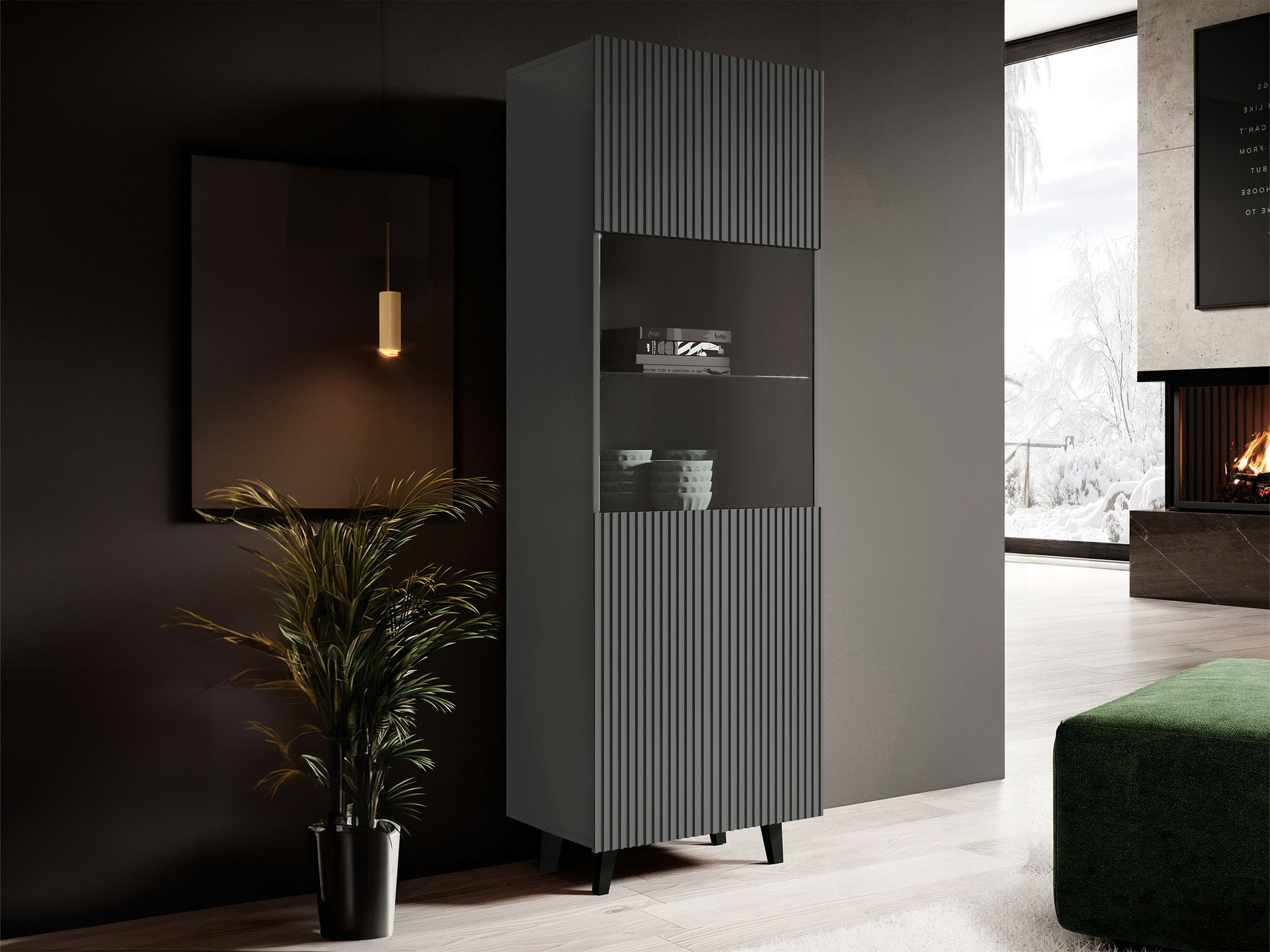 Plaukts Remeta 105 (Antracīts)