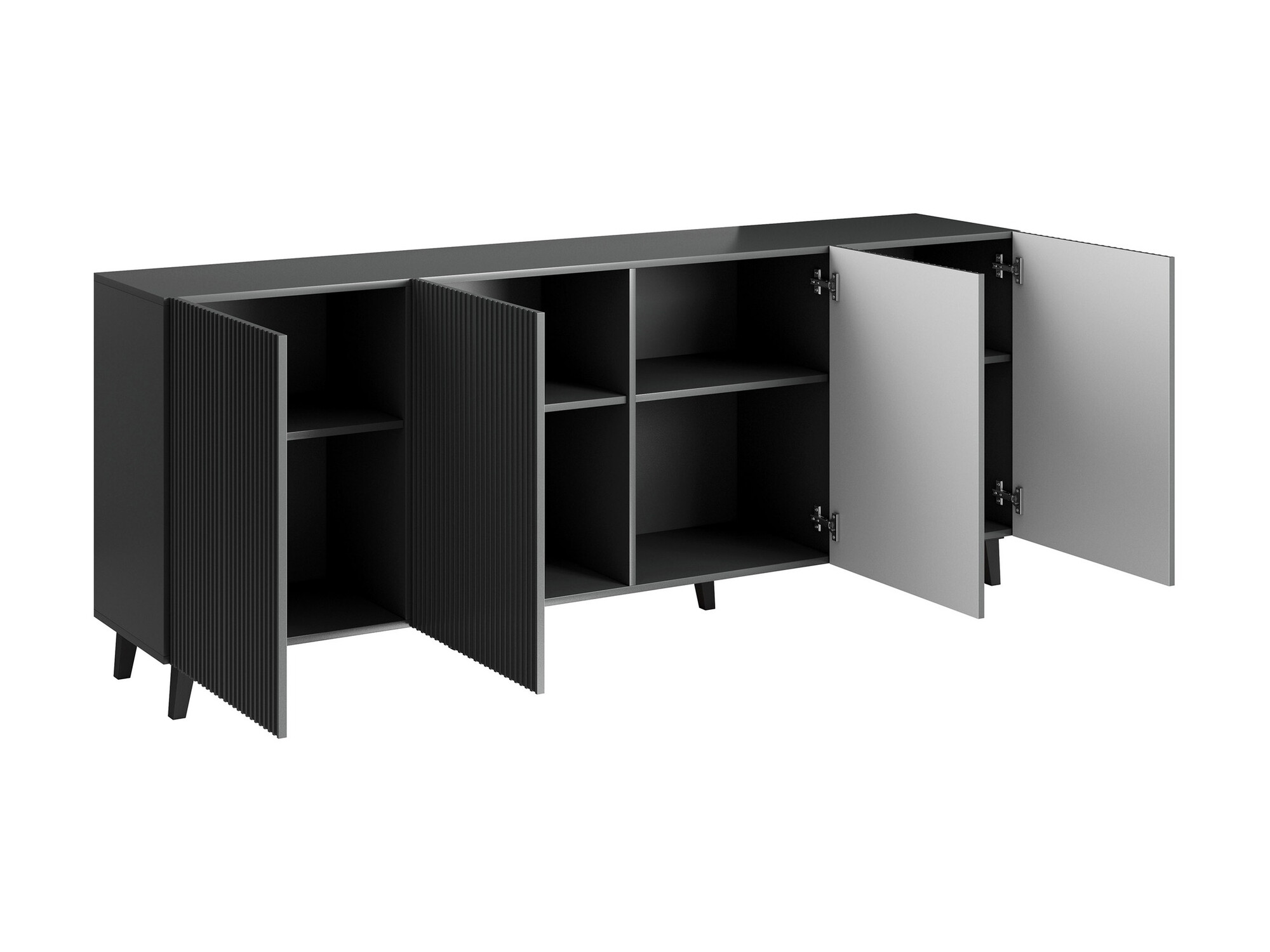 Skapis Remeta 100 (Antracīts)