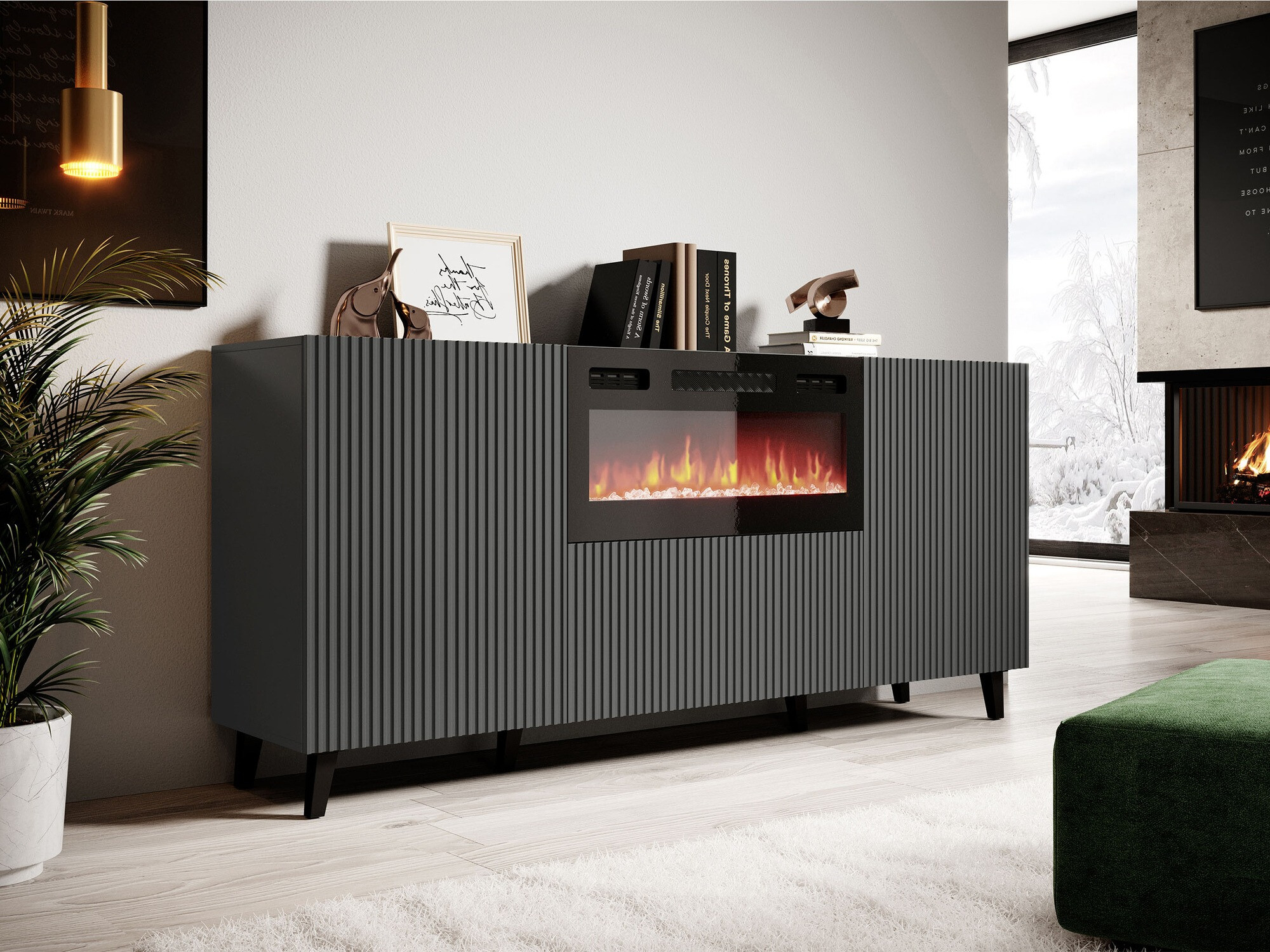 Skapis Remeta 106 (Antracīts)