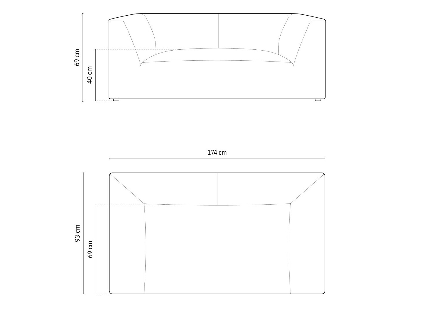 Диван Vermaru 100 (Salvador 17)