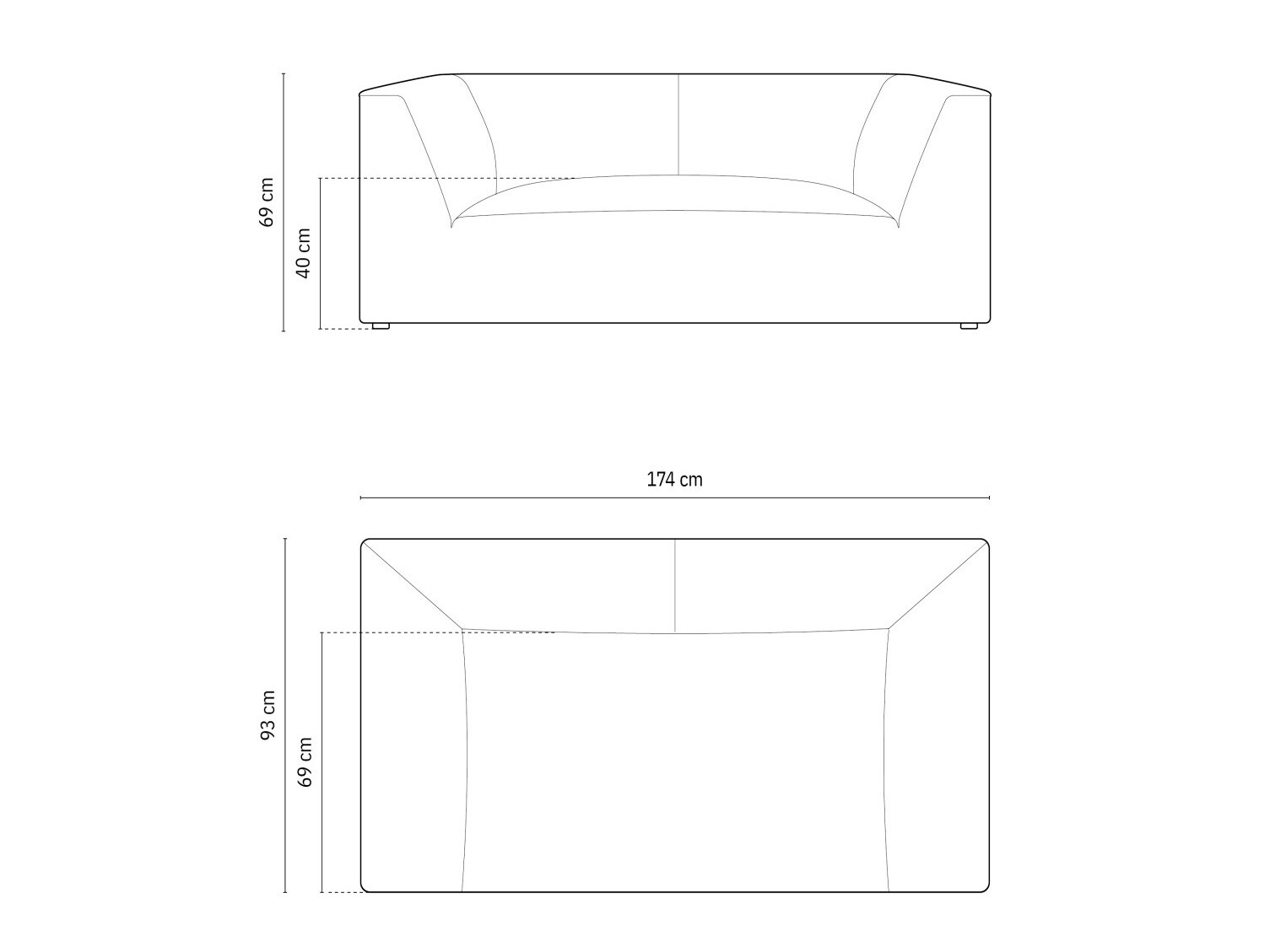 Диван Vermaru 100 (Salvador 19)
