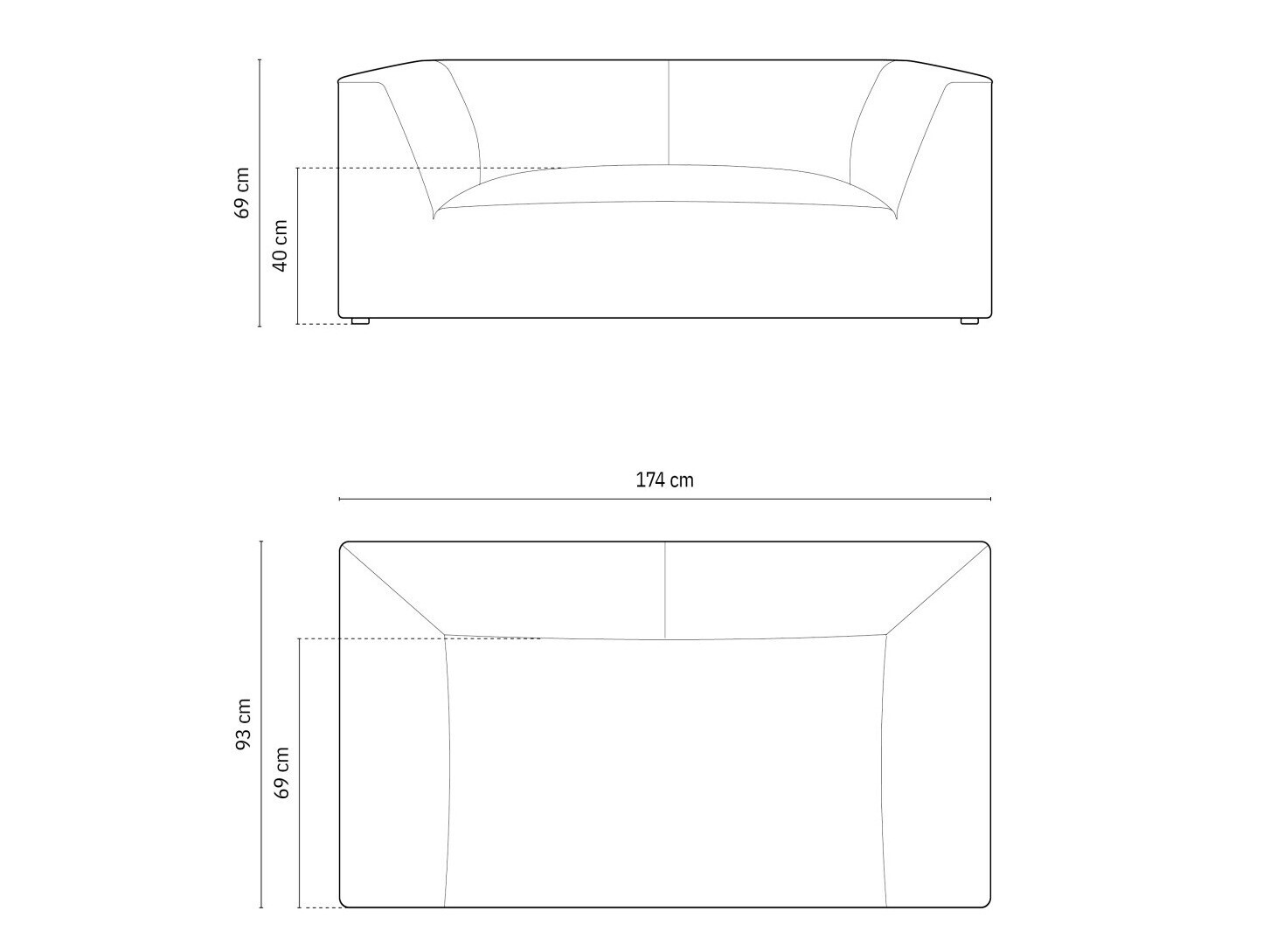 Диван Vermaru 100 (Scala Forest)