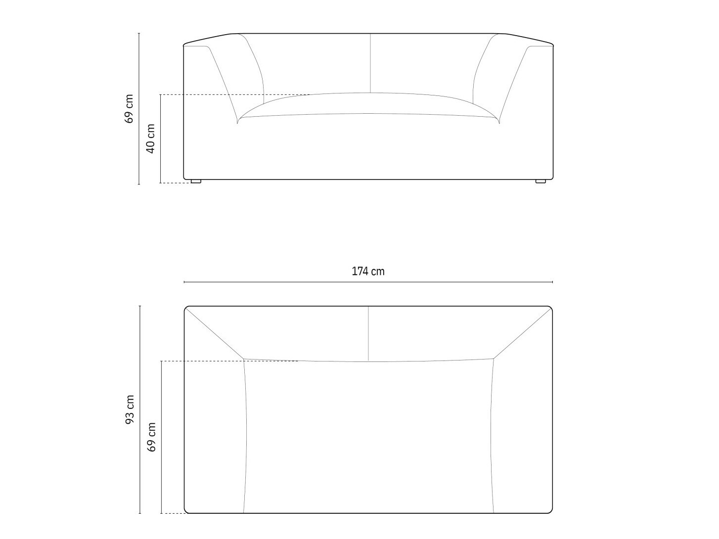 Диван Vermaru 100 (Scala Sky)