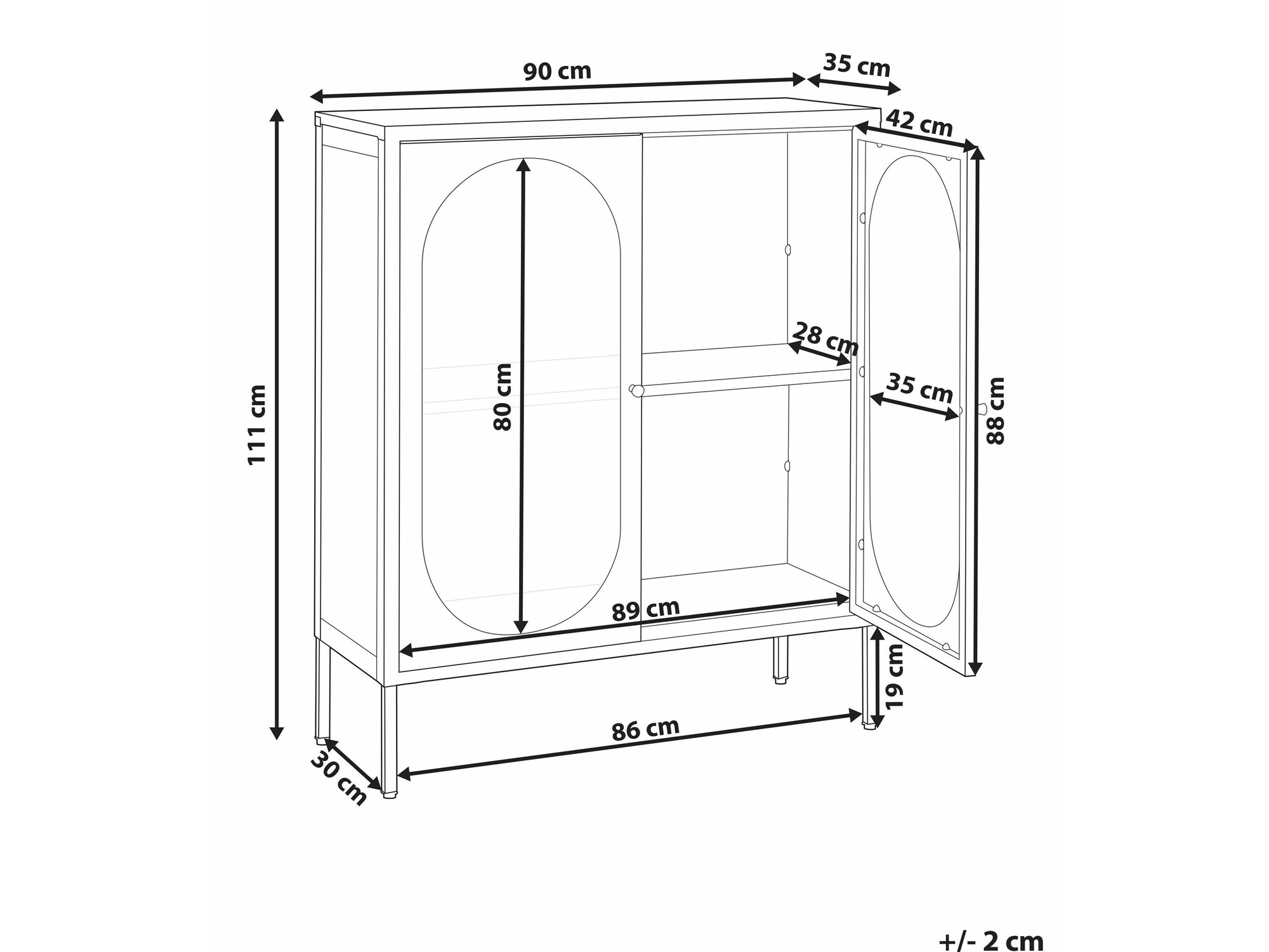 Шкафчик Berwyn 2683 (Белый)