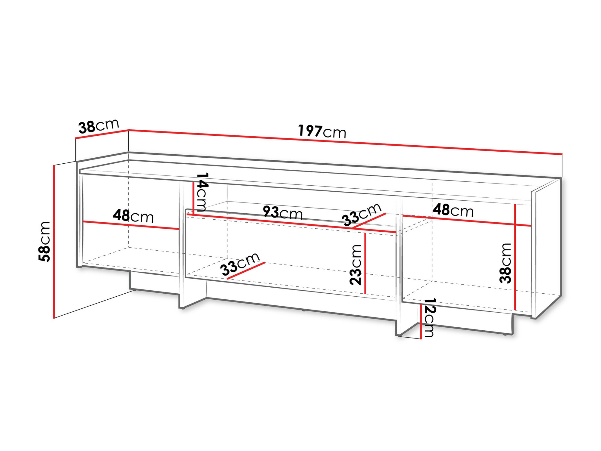 TV galds Parma 105 (Ozols)