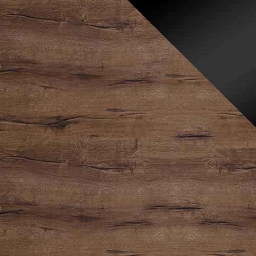 Набор для гостиной Fivelbo 114 (Монастырский дуб + Глянцевый черный)