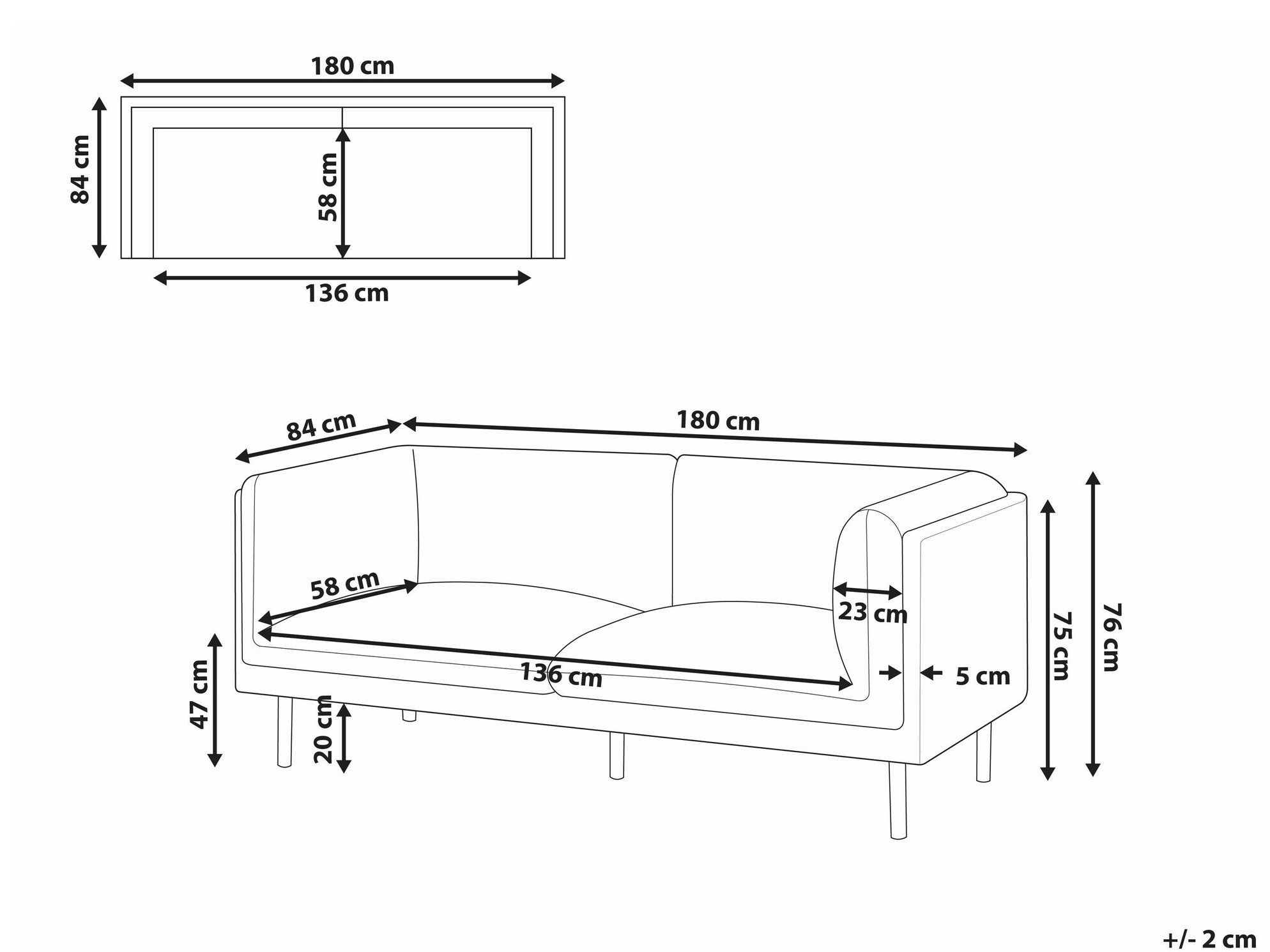 Диван Berwyn 2684 (Зелёный)