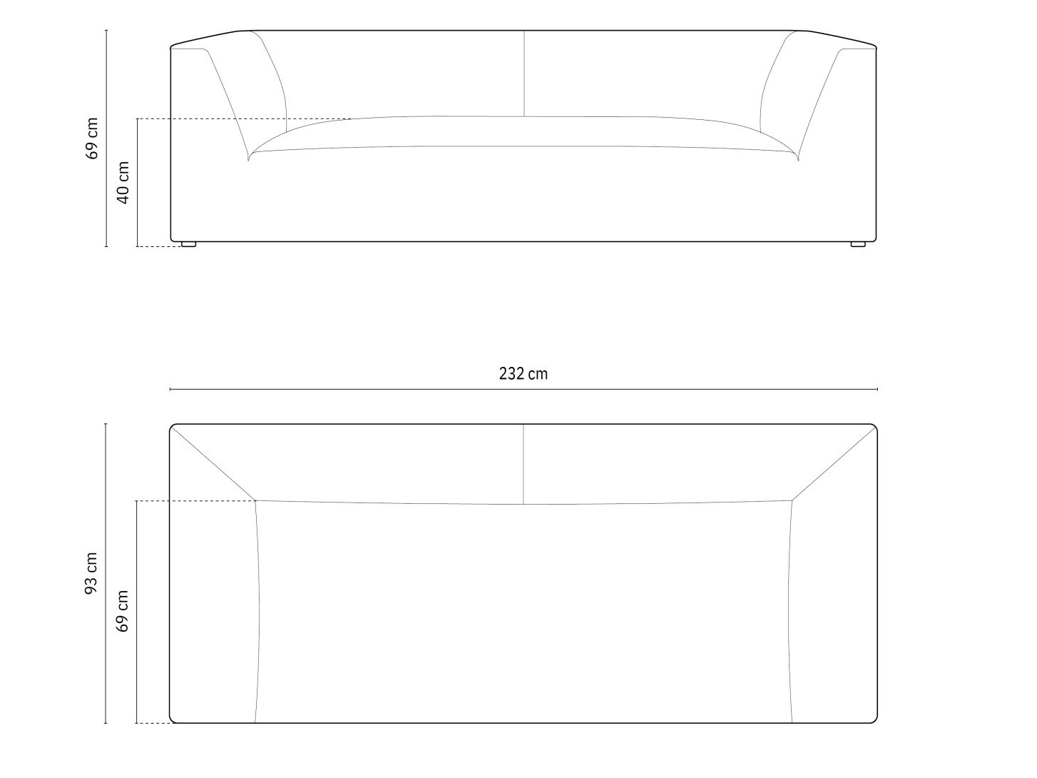 Dīvāns Vermaru 101 (Scala Melns)
