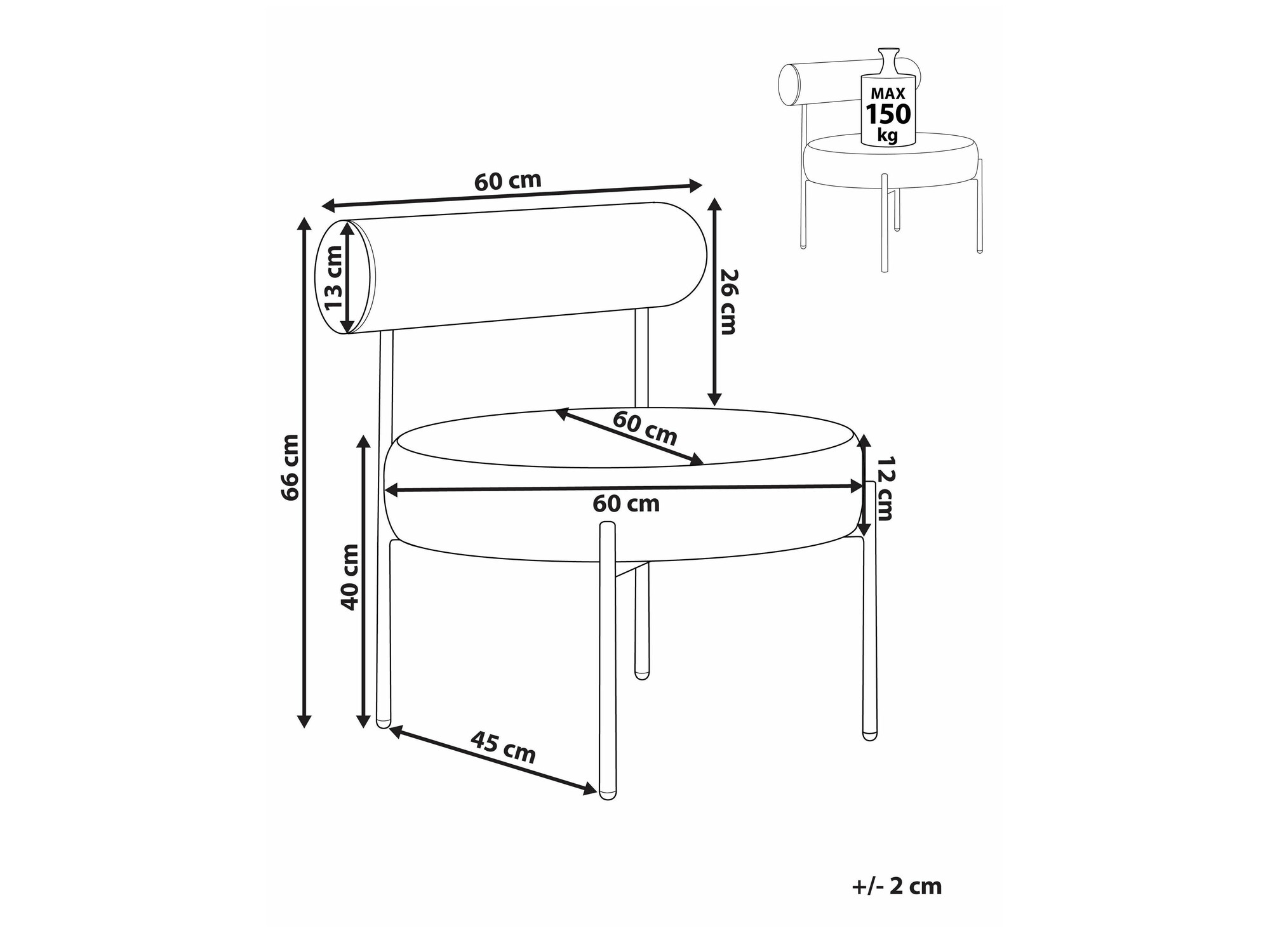 Кресло Berwyn 1268 (Taupe)