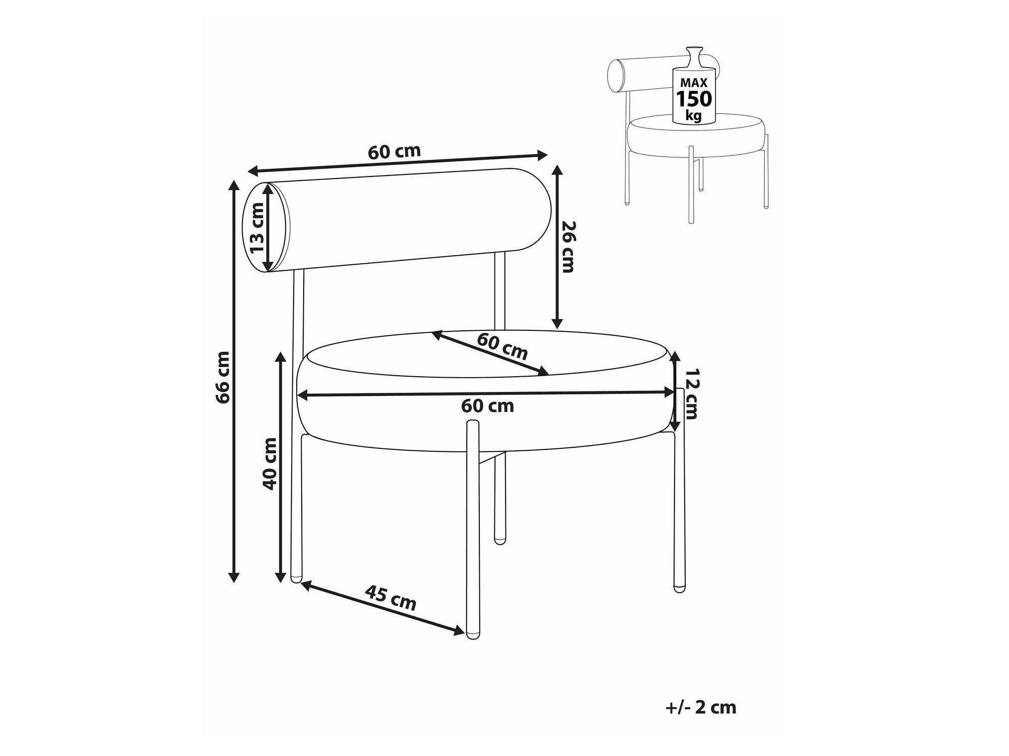 Krēsls Berwyn 1268 (Tumši zaļš)
