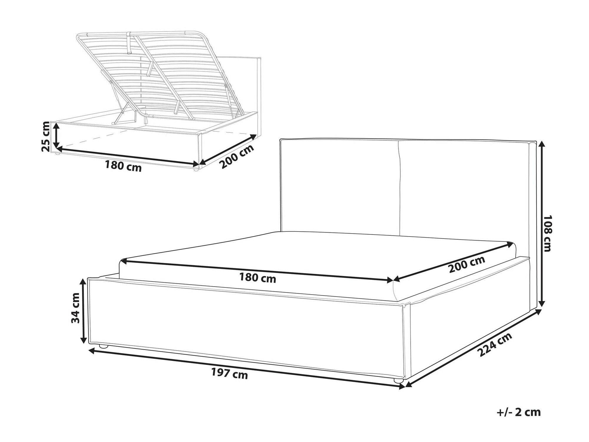 Кровать Berwyn 1290 (Голубой)