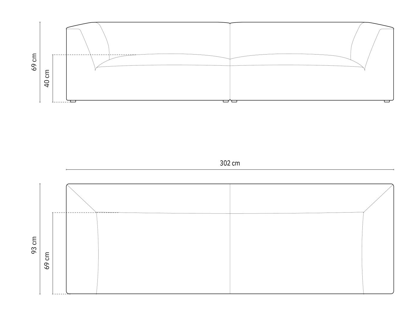 Dīvāns Vermaru 102 (Scala Mostaza)