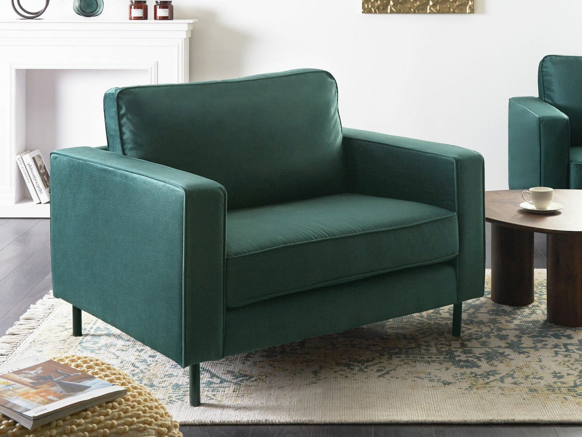 Krēsls Berwyn 766 (Tumši zaļš)