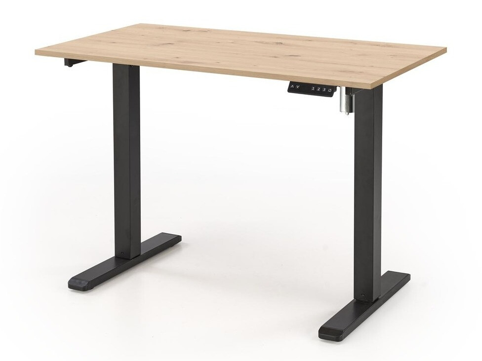 Рабочий стол с регулируемой высотой Houston 1704 (Artisan дуб + Чёрный)