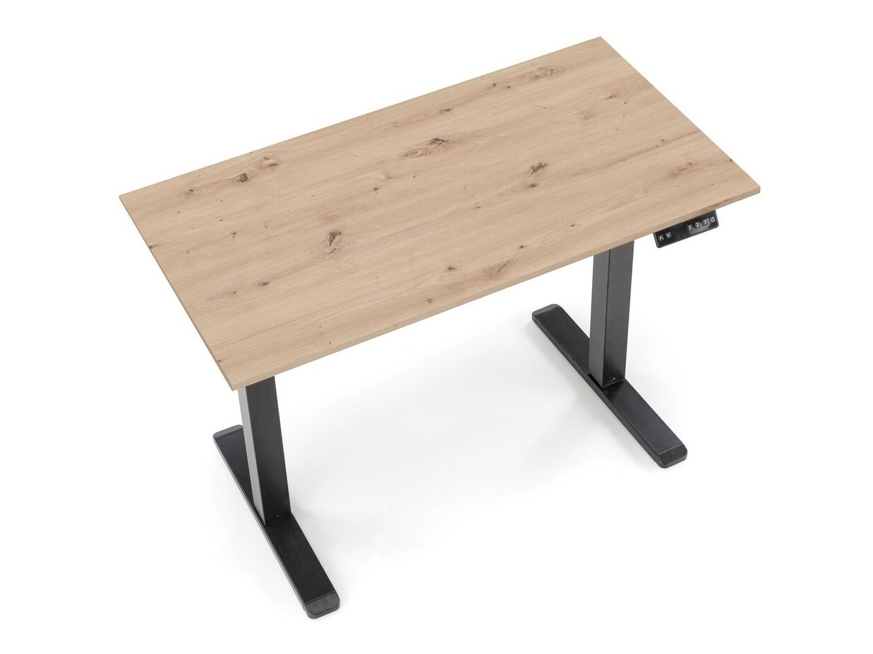 Рабочий стол с регулируемой высотой Houston 1704 (Artisan дуб + Чёрный)
