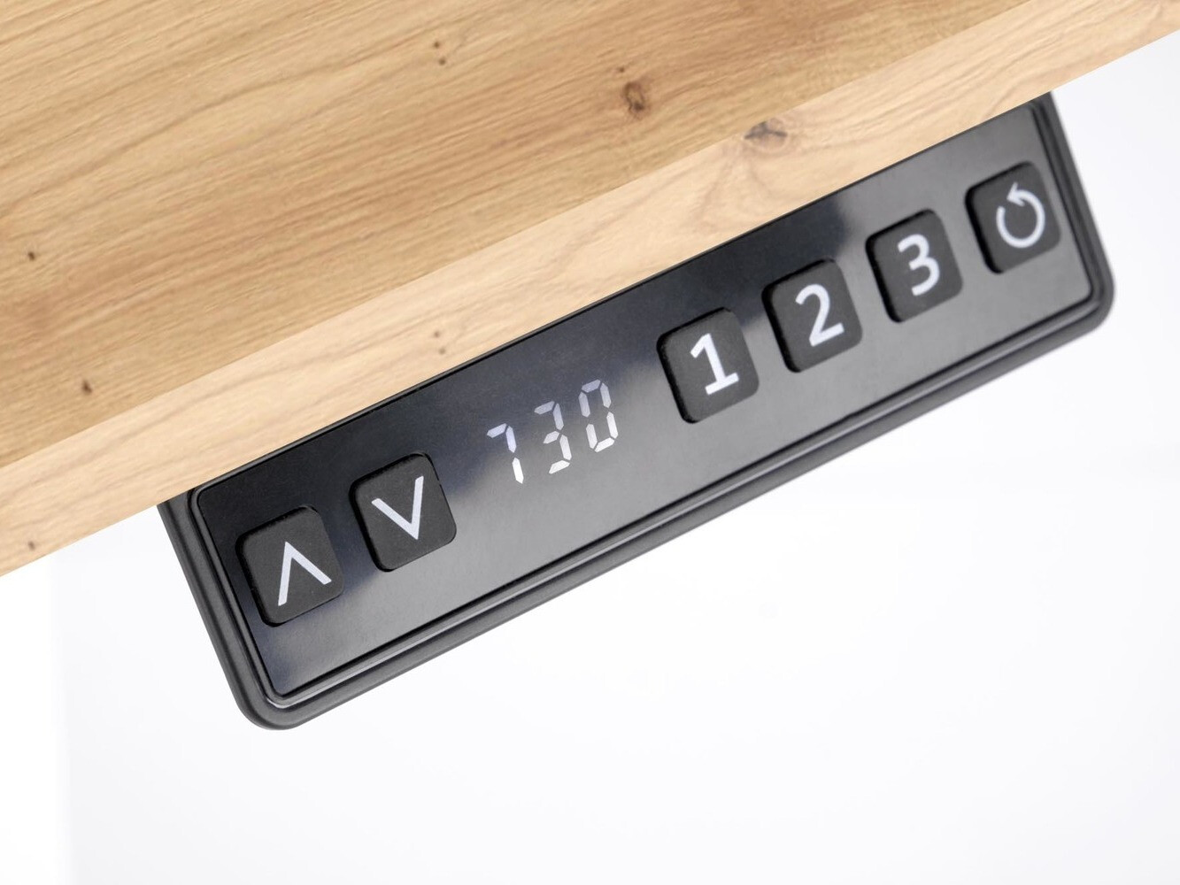 Рабочий стол с регулируемой высотой Houston 1704 (Artisan дуб + Чёрный)