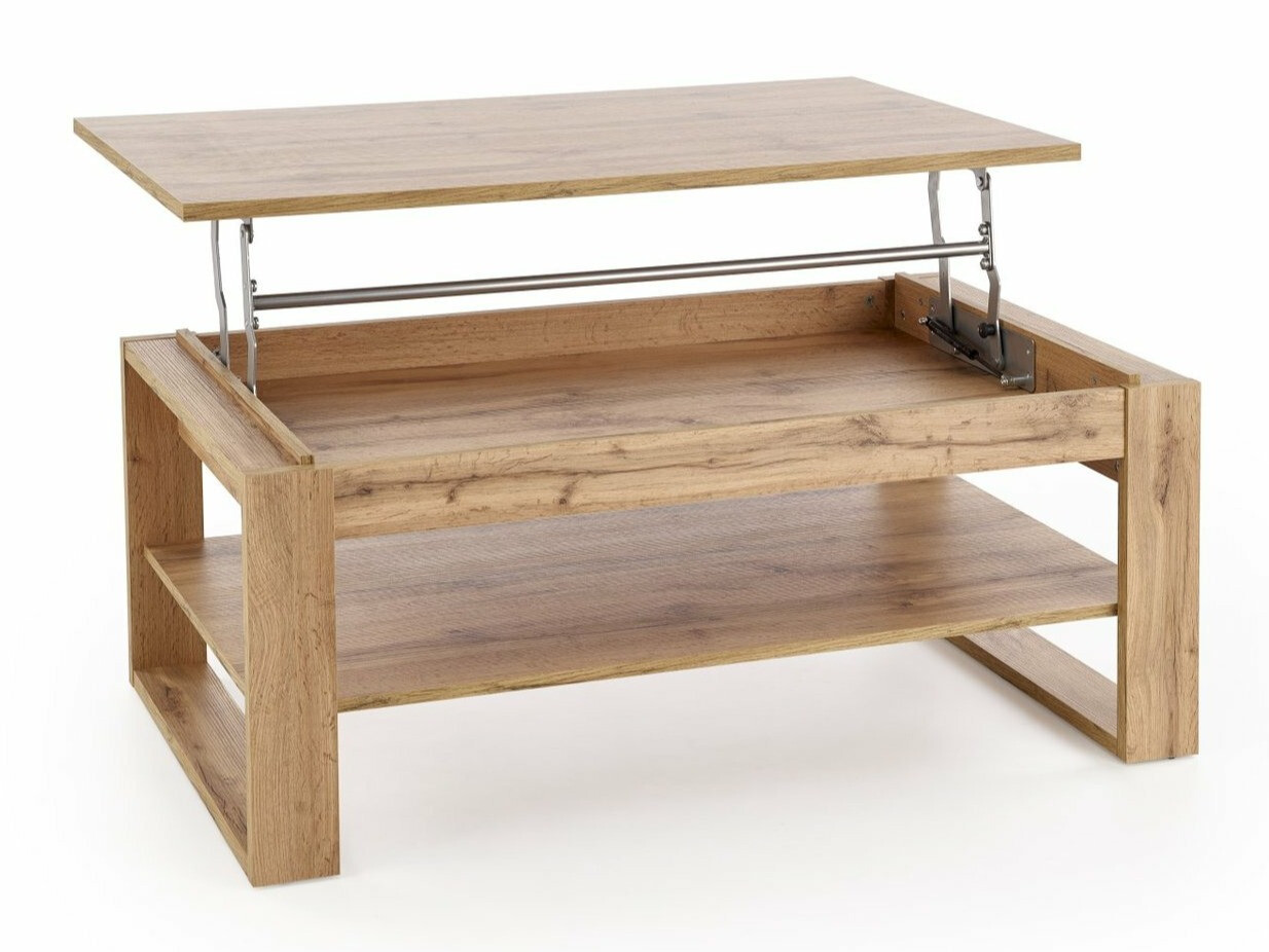 Žurnālu galdiņš transformeris Houston 1959 (Artisan ozols + Melns)