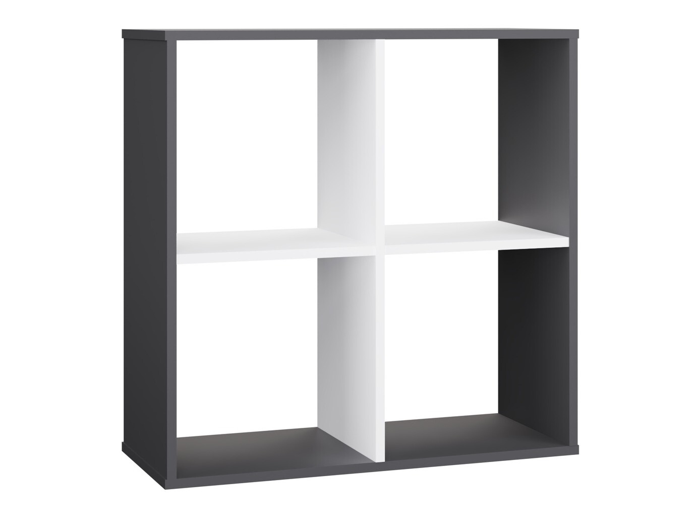 Стеллаж Mandeville 285 (Белый + Антрацит)