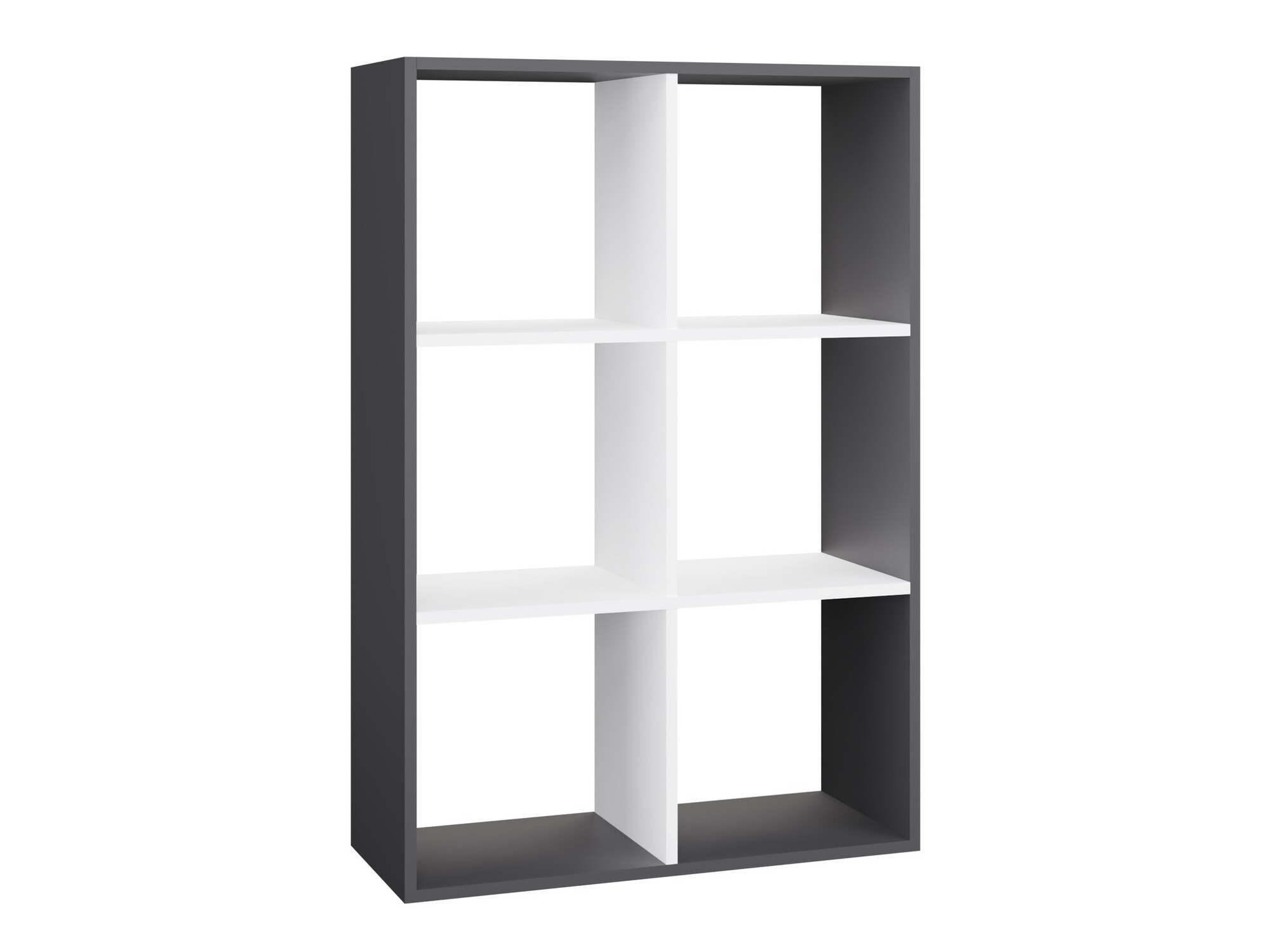 Стеллаж Mandeville 287 (Белый + Антрацит)