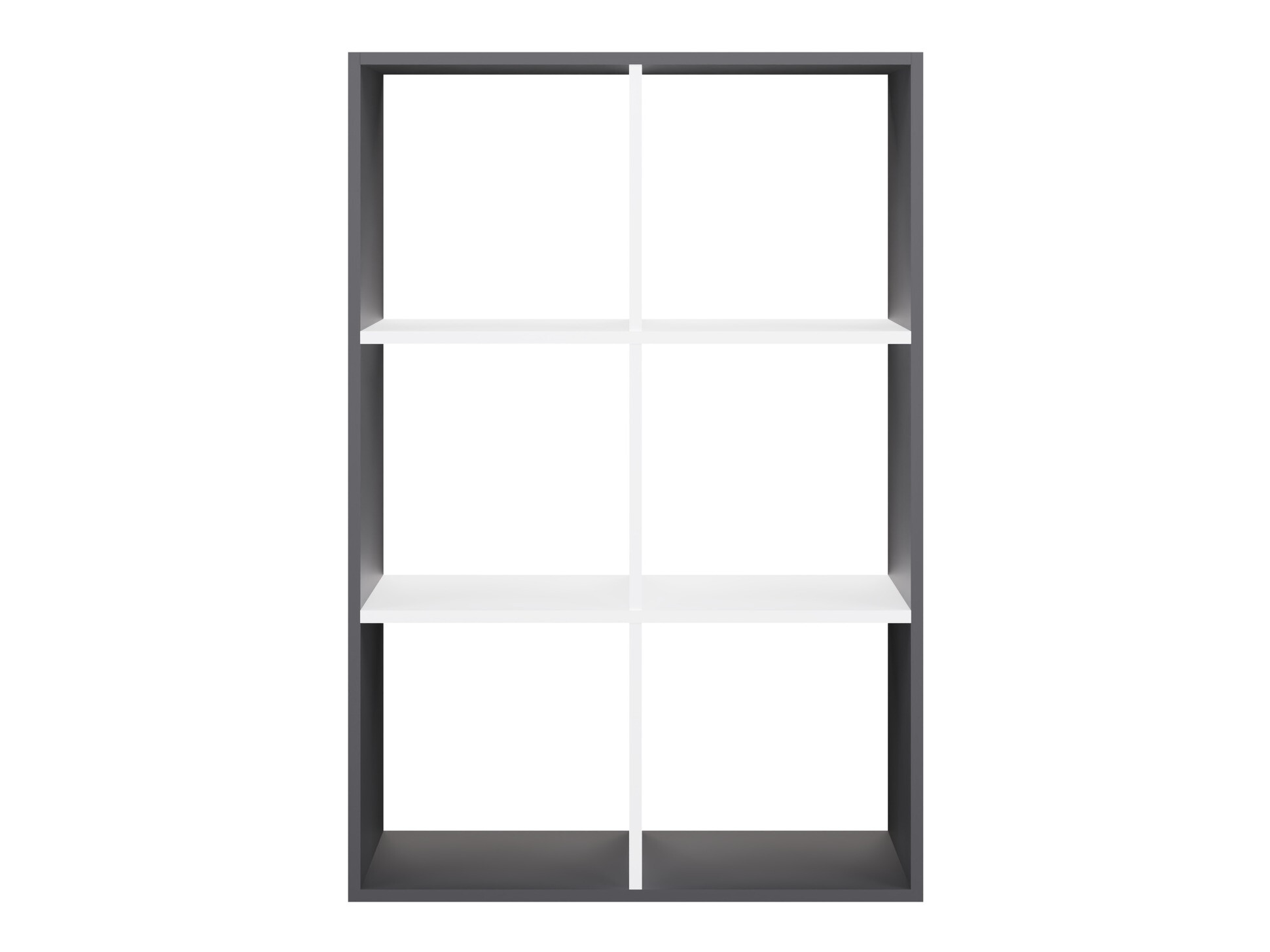 Стеллаж Mandeville 287 (Белый + Антрацит)