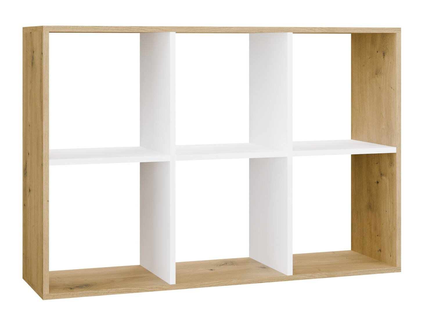 Стеллаж Mandeville 287 (Белый + Artisan дуб)