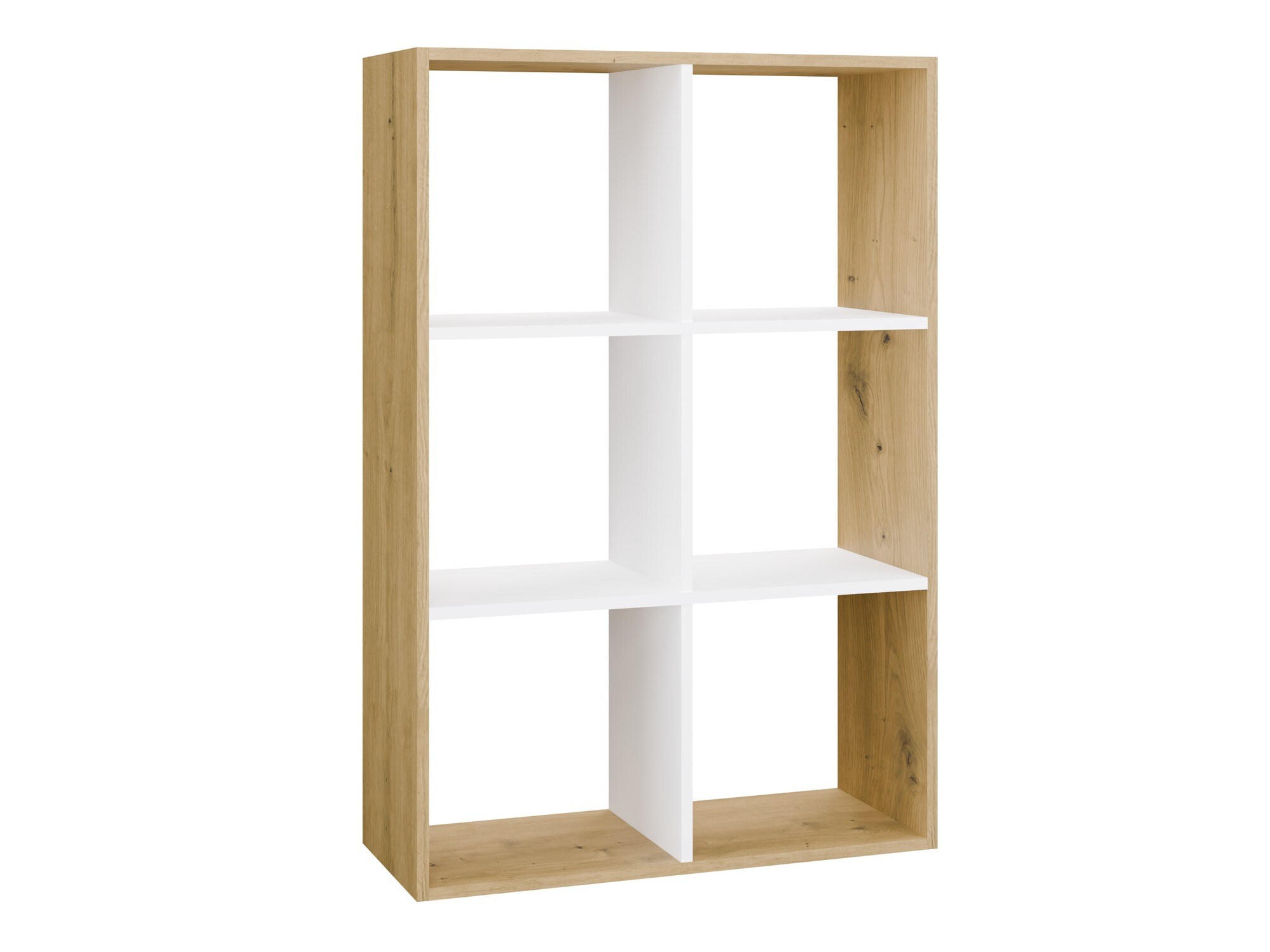 Стеллаж Mandeville 287 (Белый + Artisan дуб)