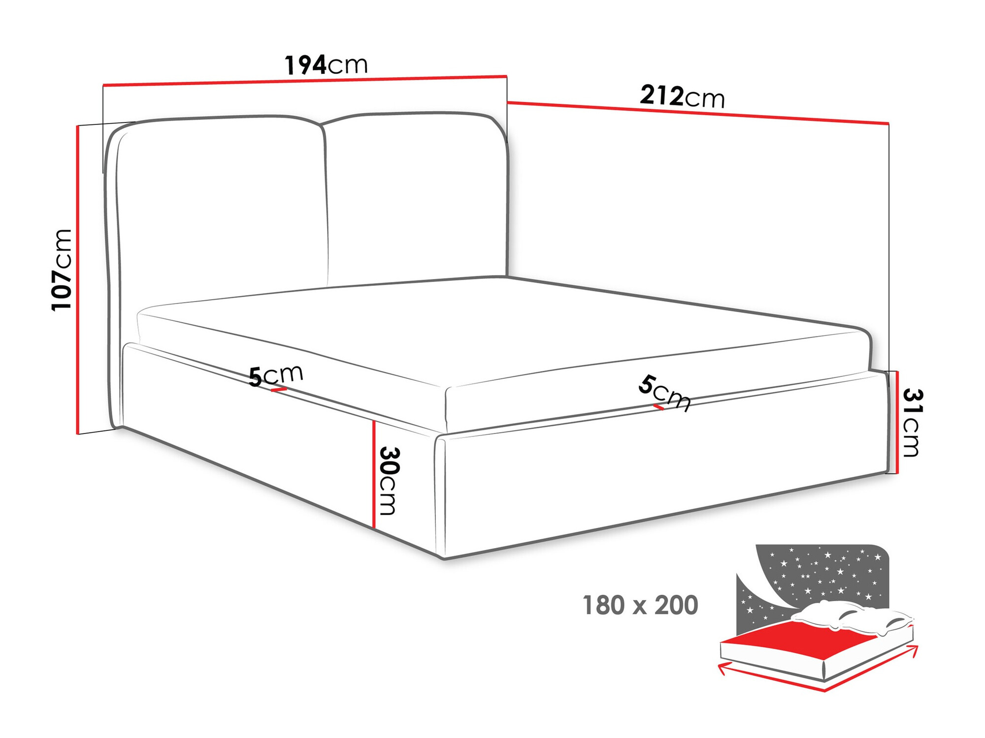 Кровать Baltimore 199 (Coral 75)