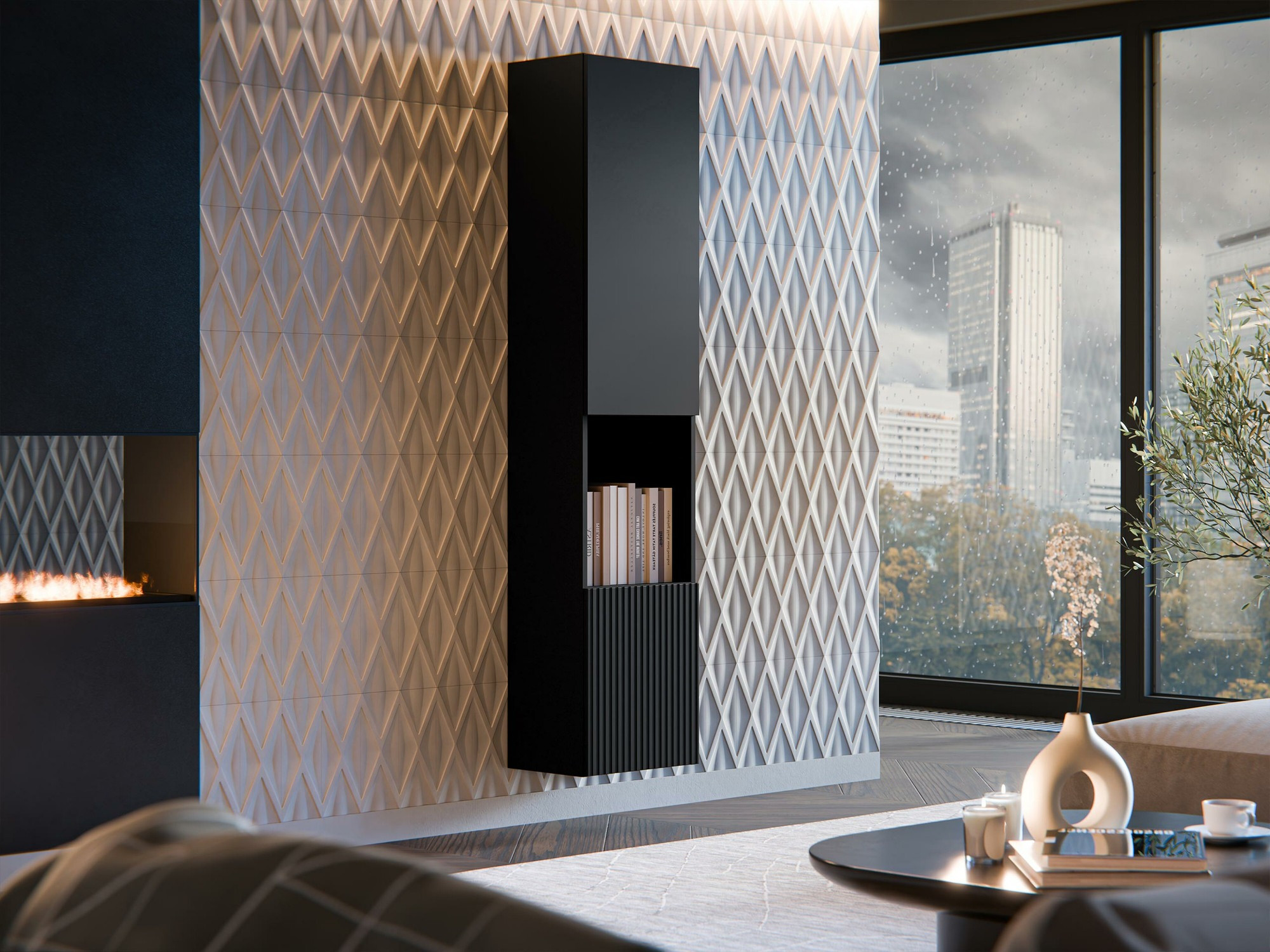 Piekarams plaukts Species I (Melns)