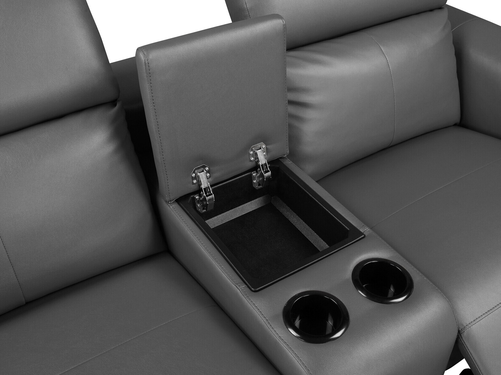 Dīvāns reglainer Denton 1467 (Tumši pelēks)