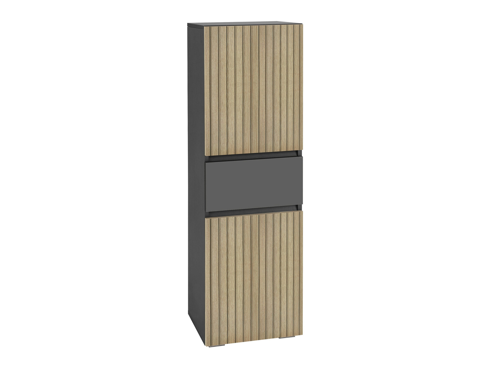 Hапольные шкафчик для ванной Soncamu 102 (Антрацит + Светлый дуб)