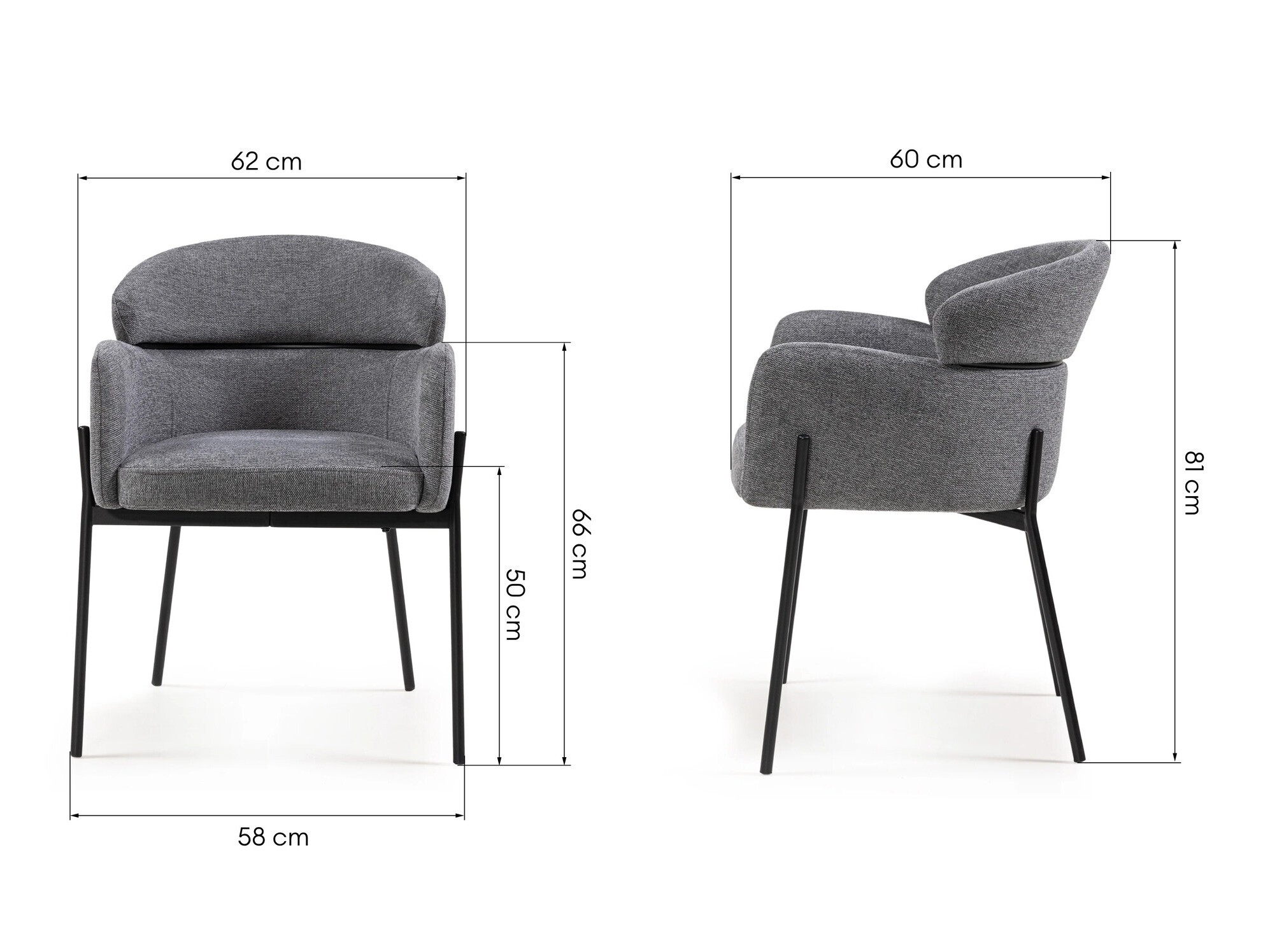 Krēsls Burleson 175 (Pelēks)