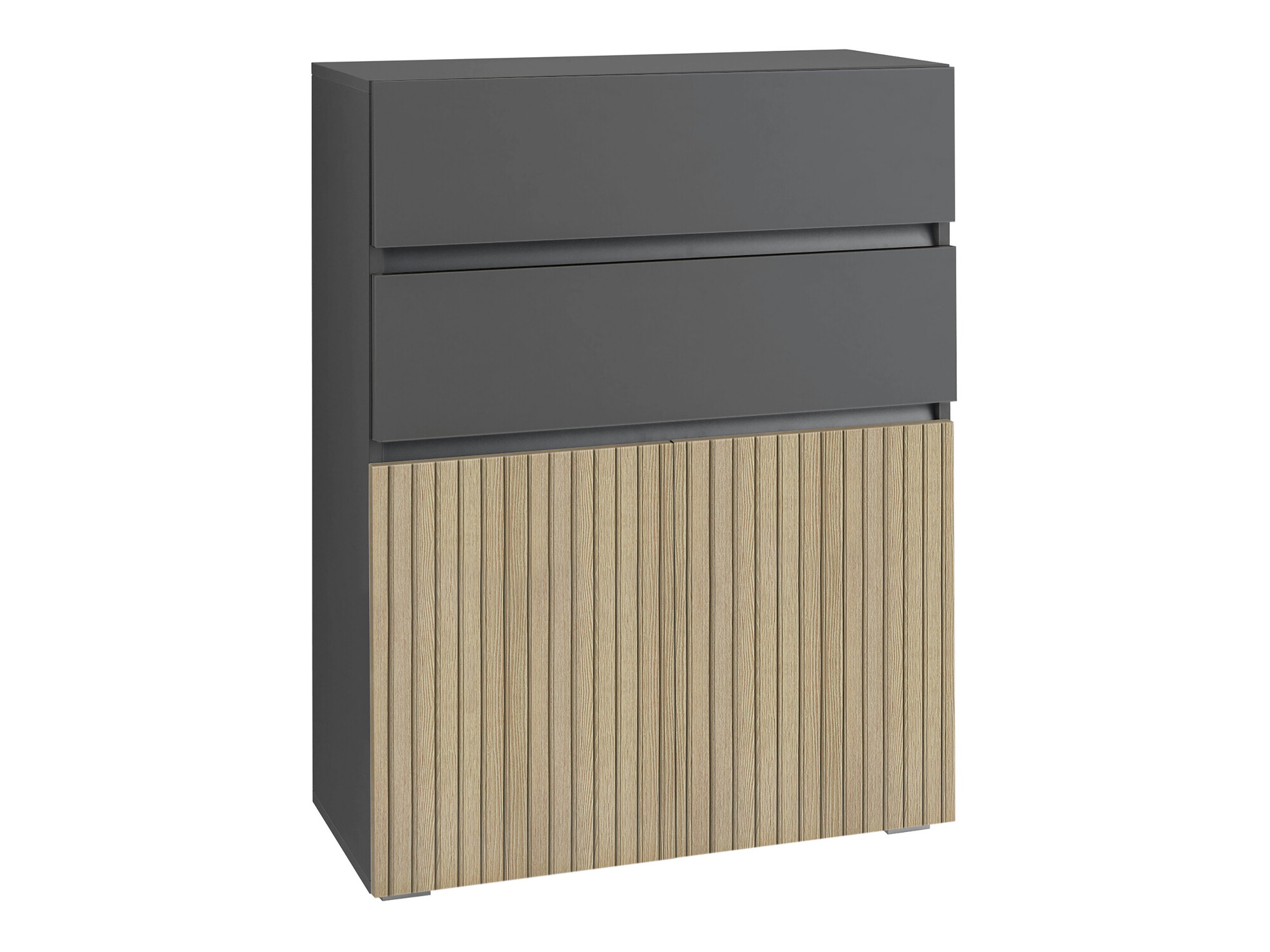 Stāvošs vannas skapītis Soncamu 101 (Antracīts + Gaišs ozols)