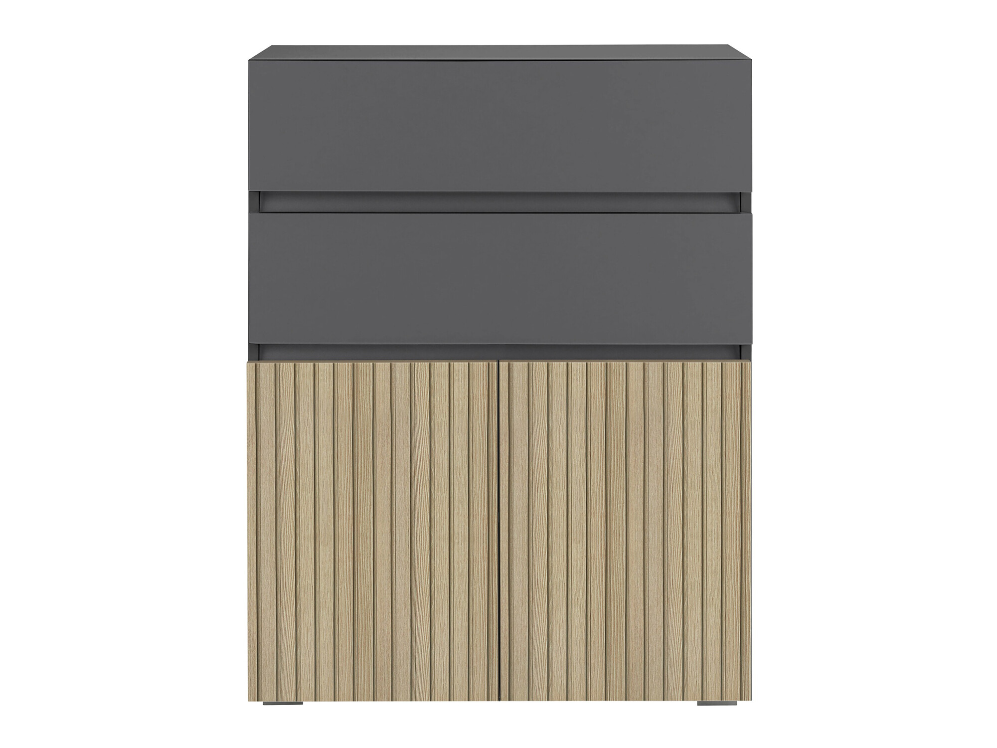 Stāvošs vannas skapītis Soncamu 101 (Antracīts + Gaišs ozols)