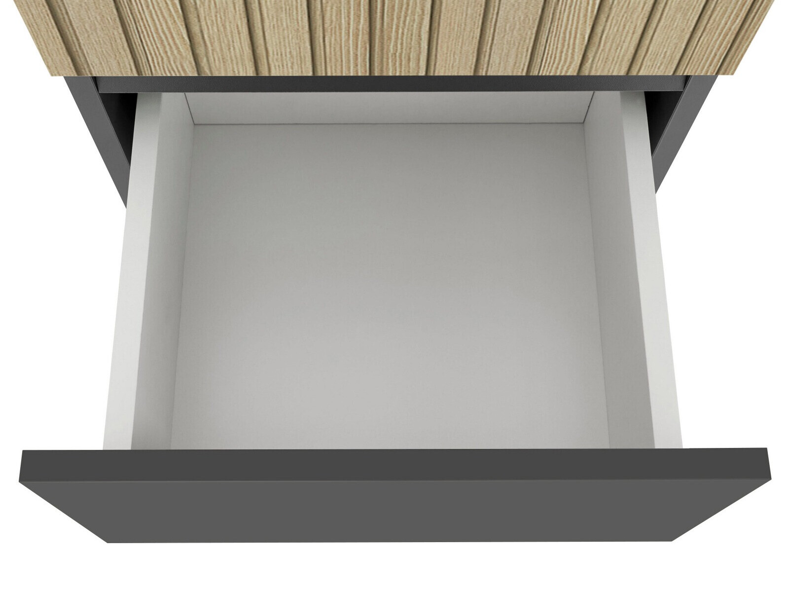 Stāvošs vannas skapītis Soncamu 102 (Antracīts + Gaišs ozols)