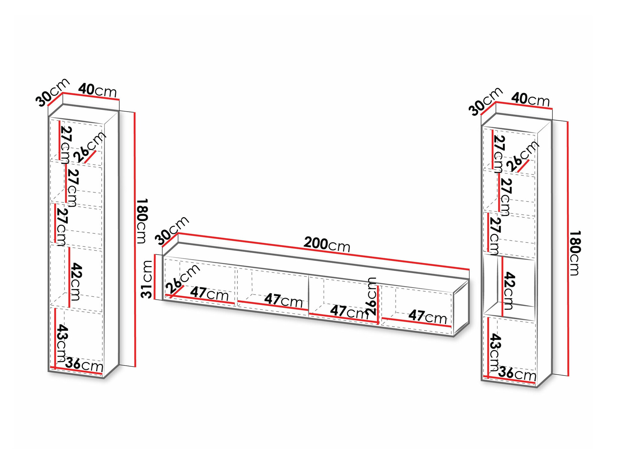 Viesistabas komplekts Calveru 105 (Melns + Votan ozols)