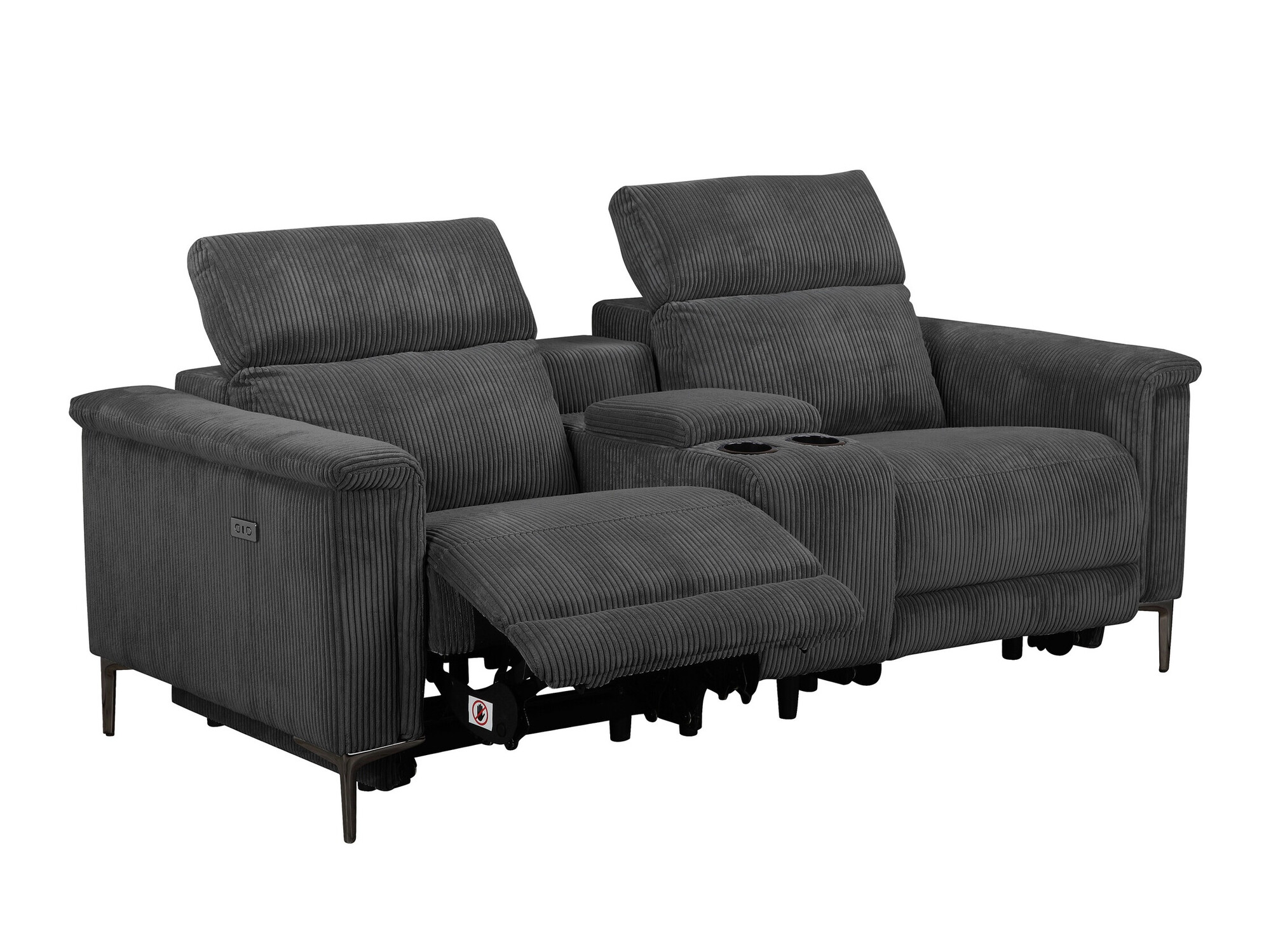 Dīvāns reglainer Denton 1468 (Antracīts)