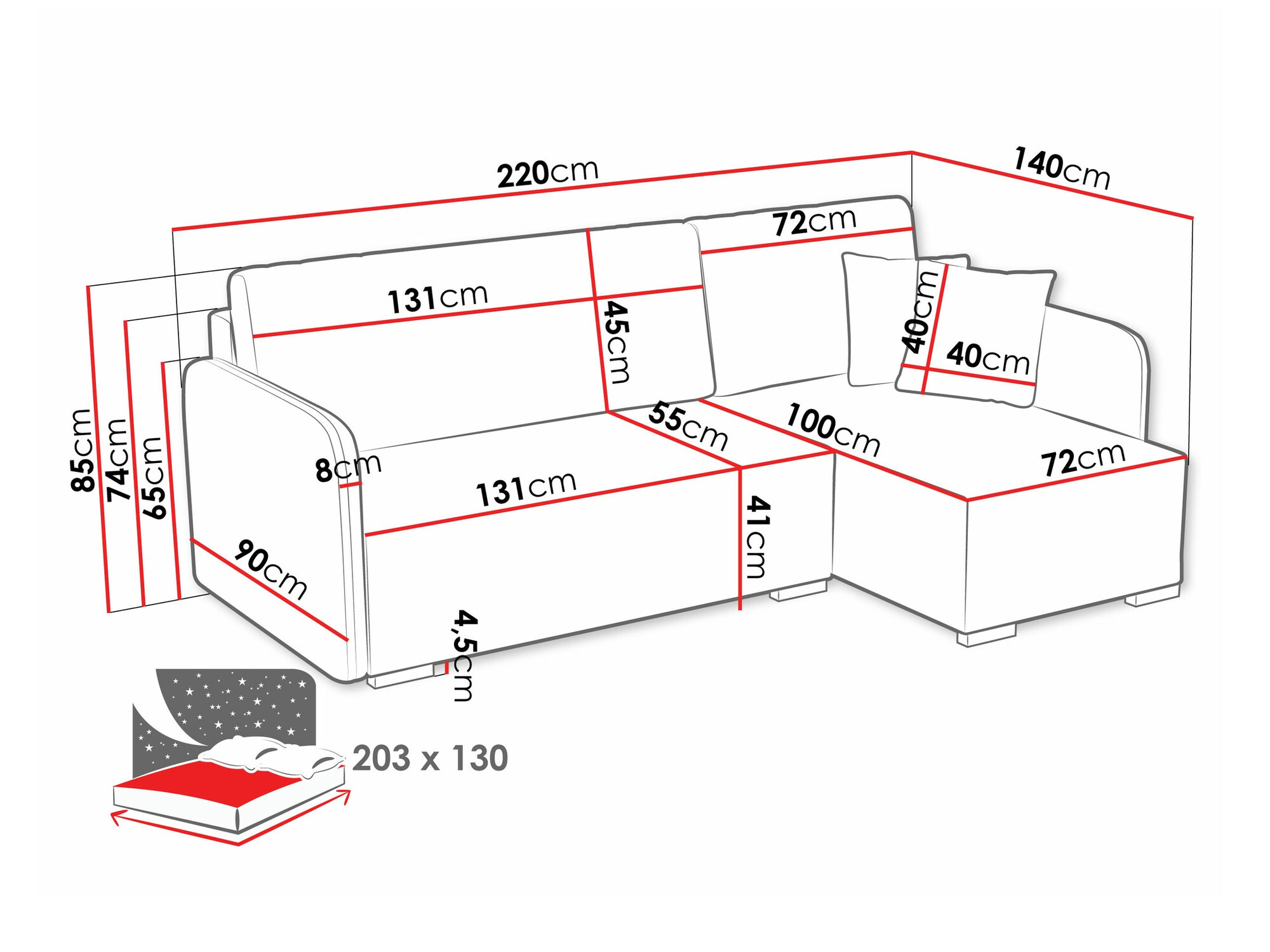 Stūra dīvāns Columbus 245 (Velo 623)