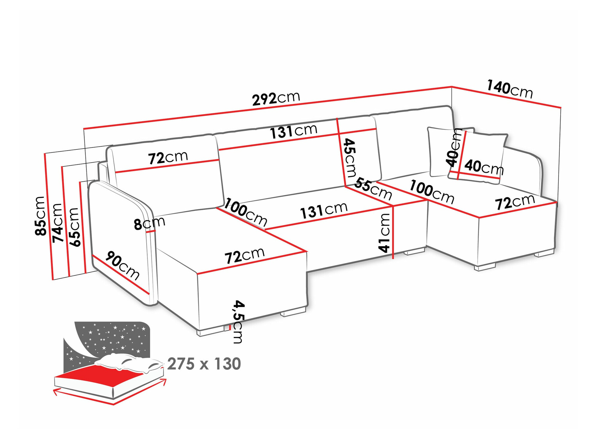 Stūra dīvāns Columbus 246 (Velo 627)