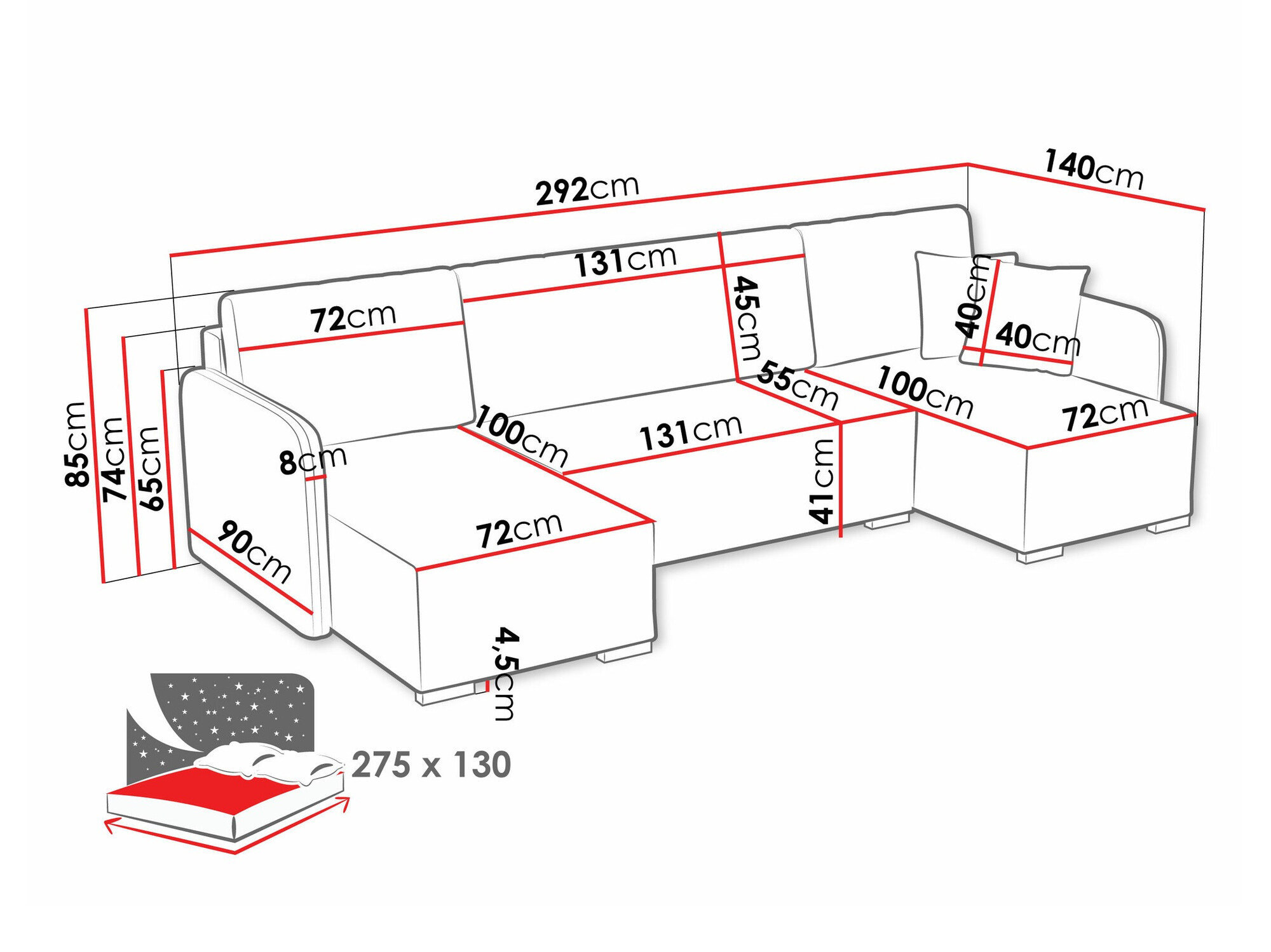 Stūra dīvāns Columbus 246 (Velo 635)