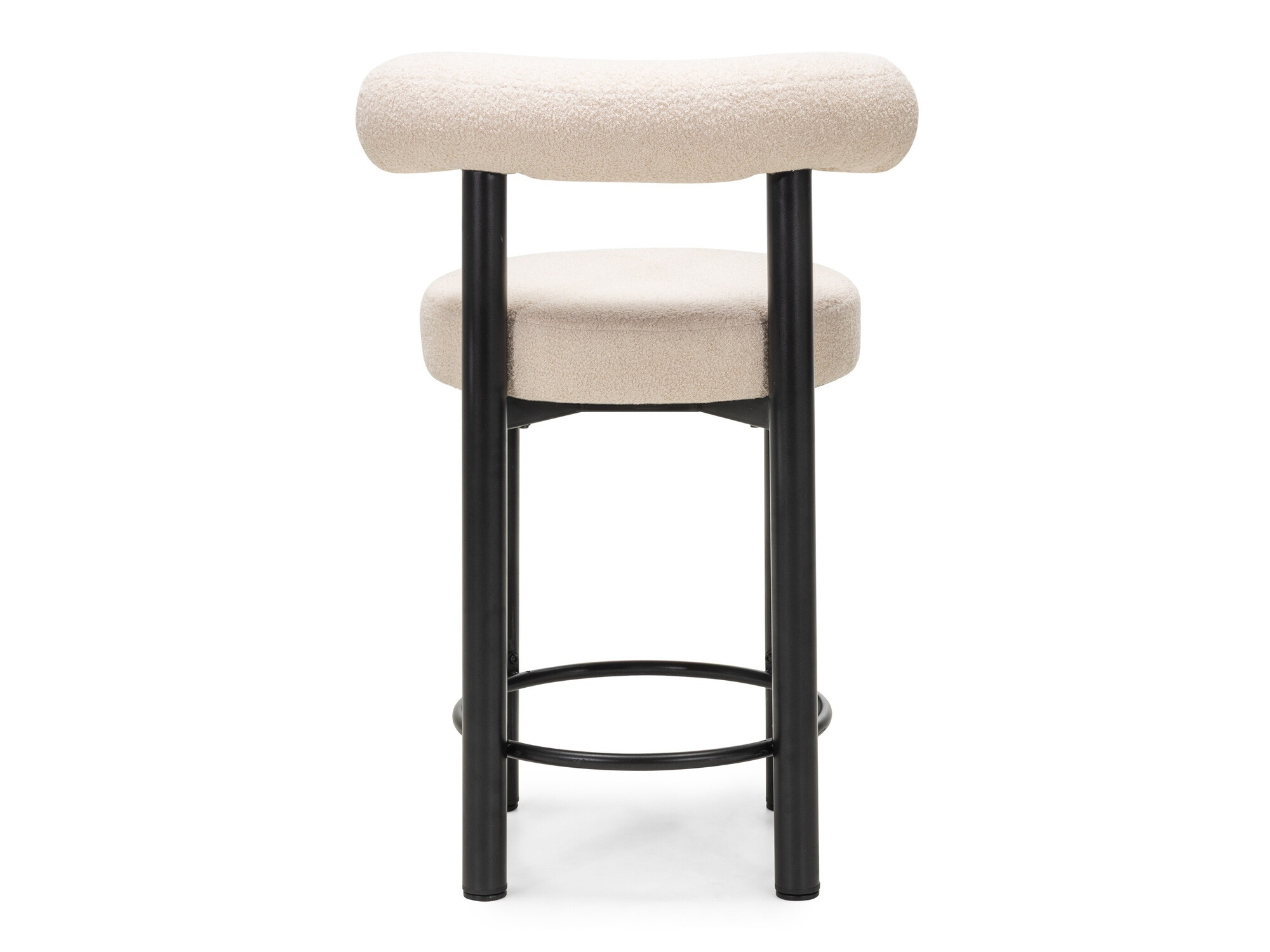 Zemais bāra krēsls Burleson 186 (Bēšs + Melns)