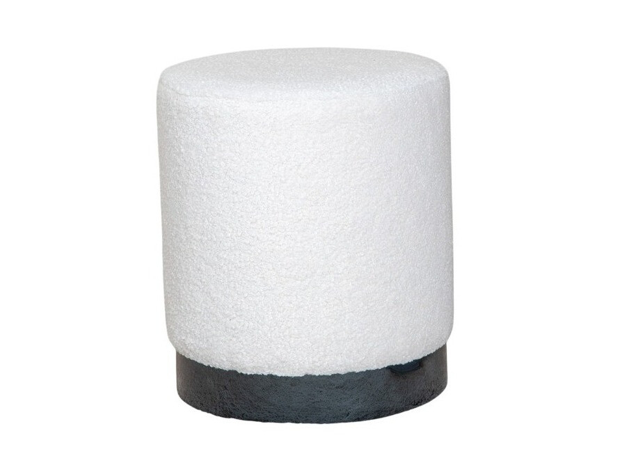 Пуф Dallas 2936 (Белый + Глянцевый черный)