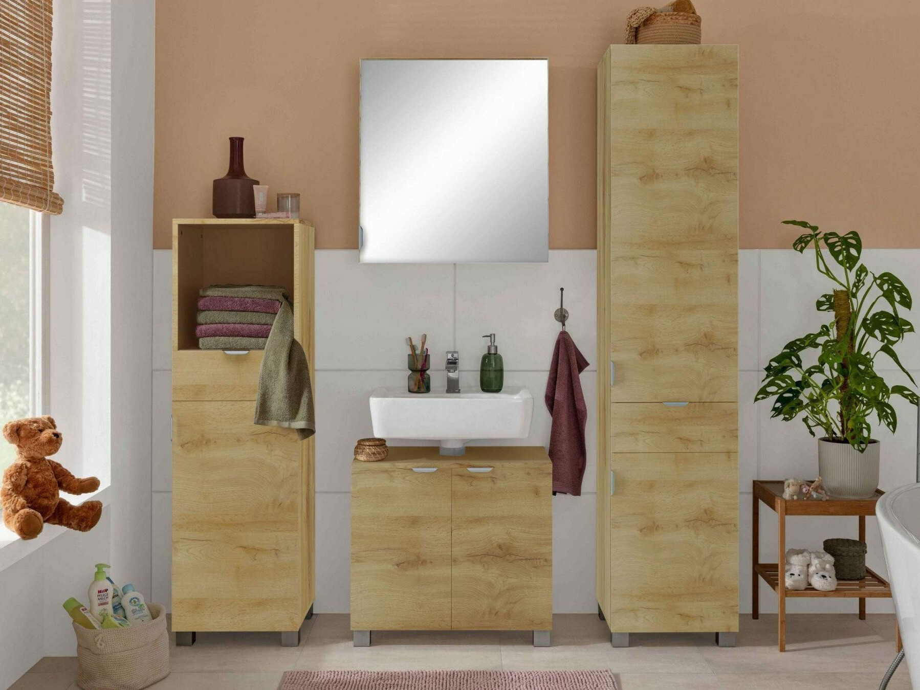 Шкаф для ванной комнаты c зеркалом Denton 1470