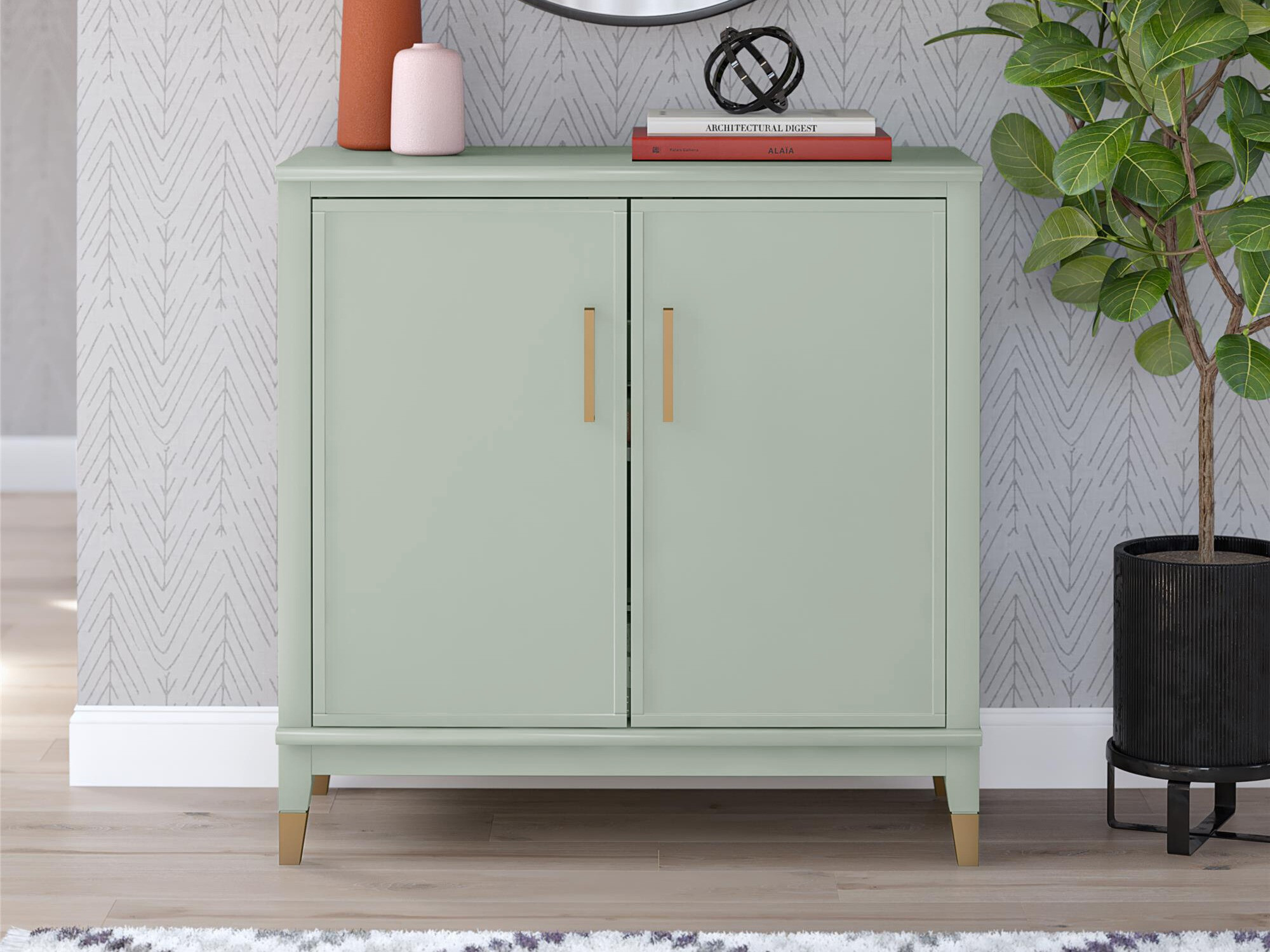 Skapis CosmoLiving by Cosmopolitan Belromu 108 (Zaļš)