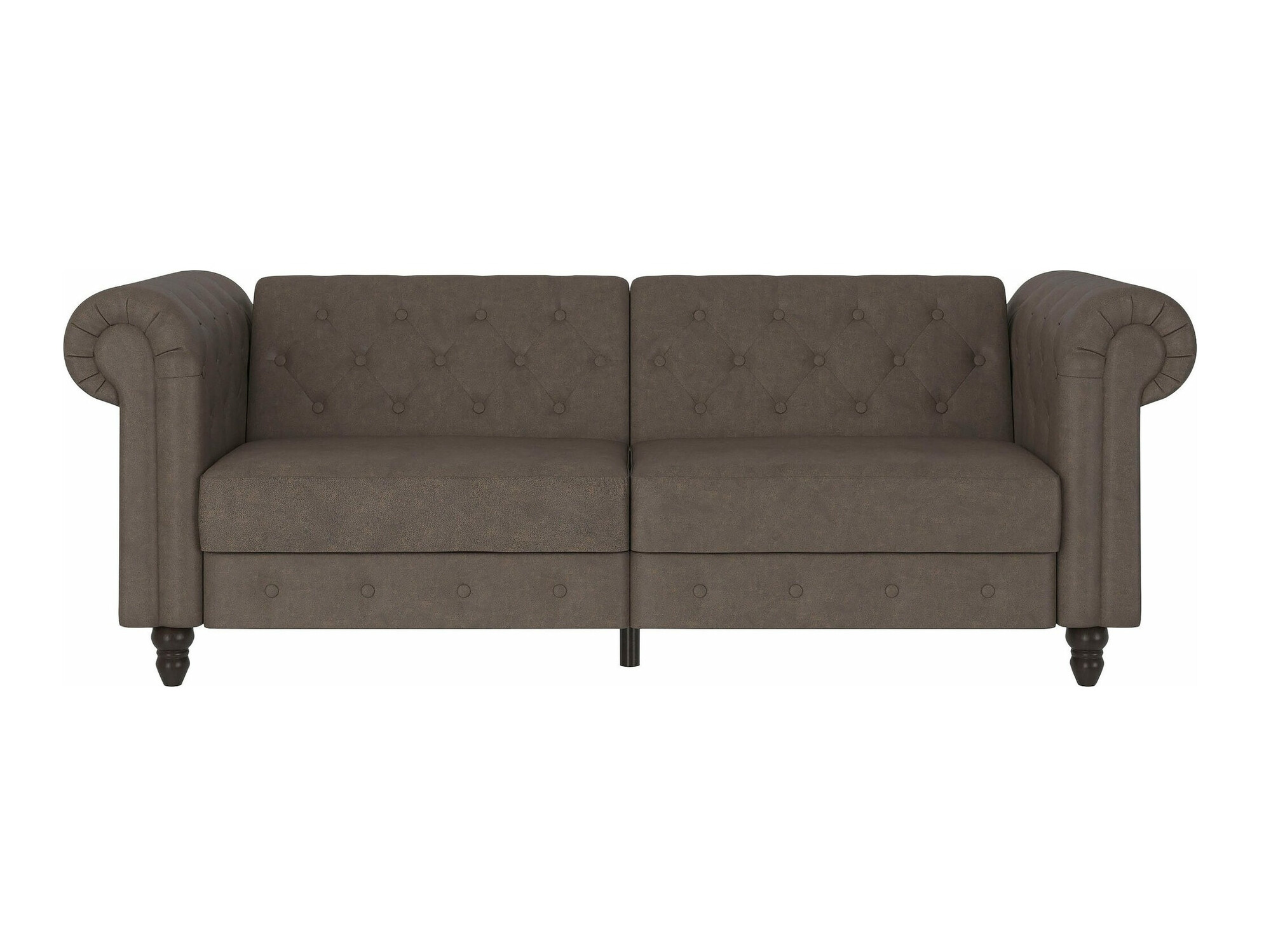 Chesterfield dīvāns Tulsa 217 (Tumši brūns)