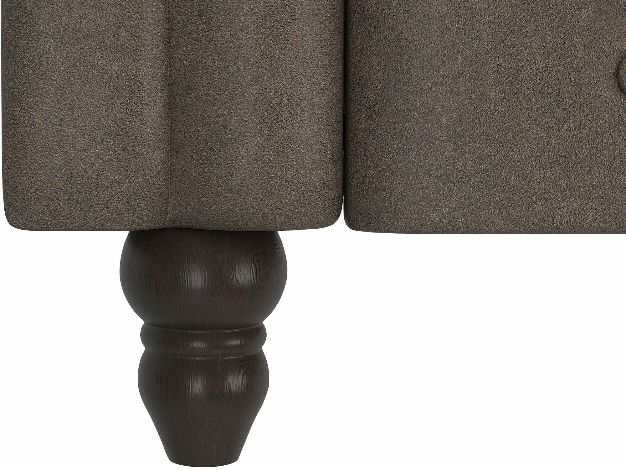 Chesterfield dīvāns Tulsa 217 (Tumši brūns)